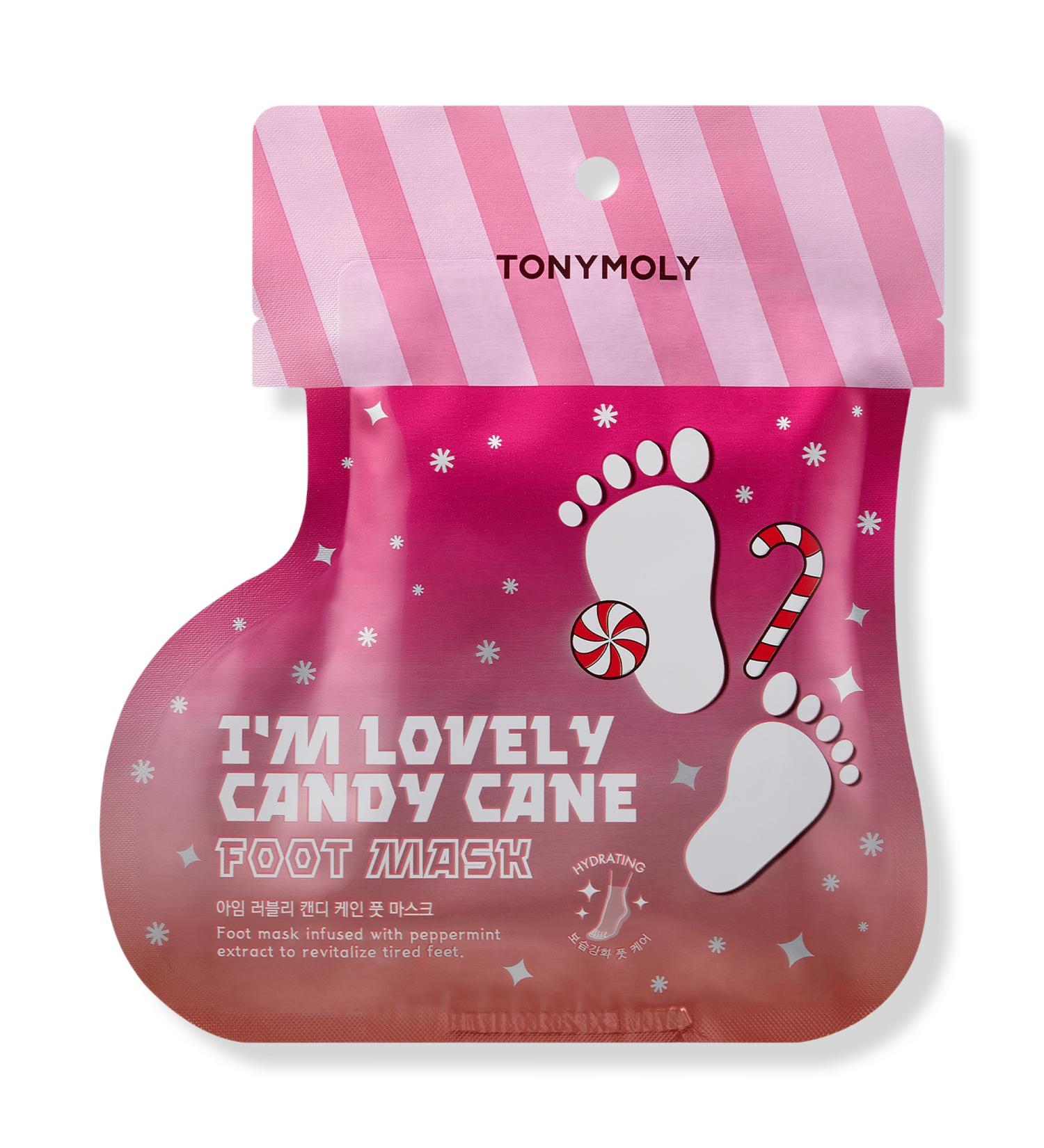Discover TONYMOLY Iâ€™m Lovely Candy Cane Moisturizing Foot Mask 1.2 oz - Elevate Your Style Instantly! - Buy Online on GoSupps.com