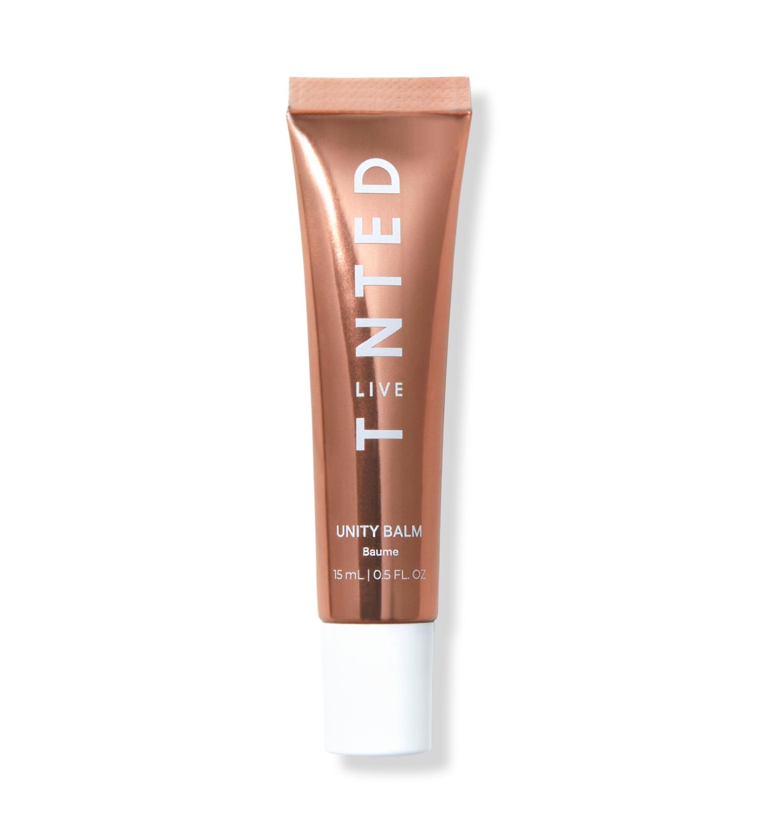 Live Tinted Unity Balm Ultra-Hydrating Lip Balm Caramel Glaze (warm brown tinit)