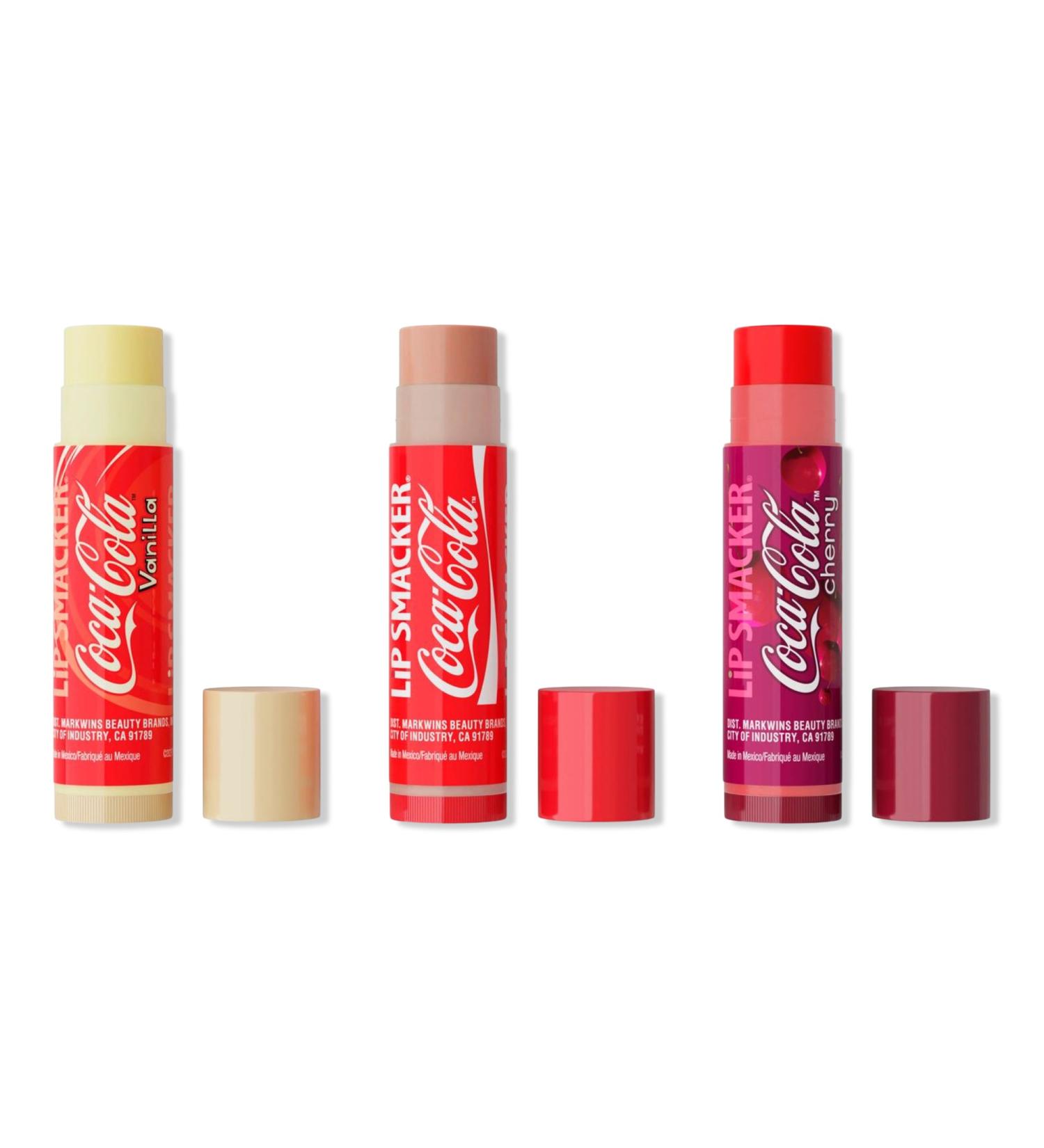 Discover Lip Smacker Coca-Cola 3 Piece Lip Balm Tin - Elevate Your Style Instantly! - Buy Online on GoSupps.com