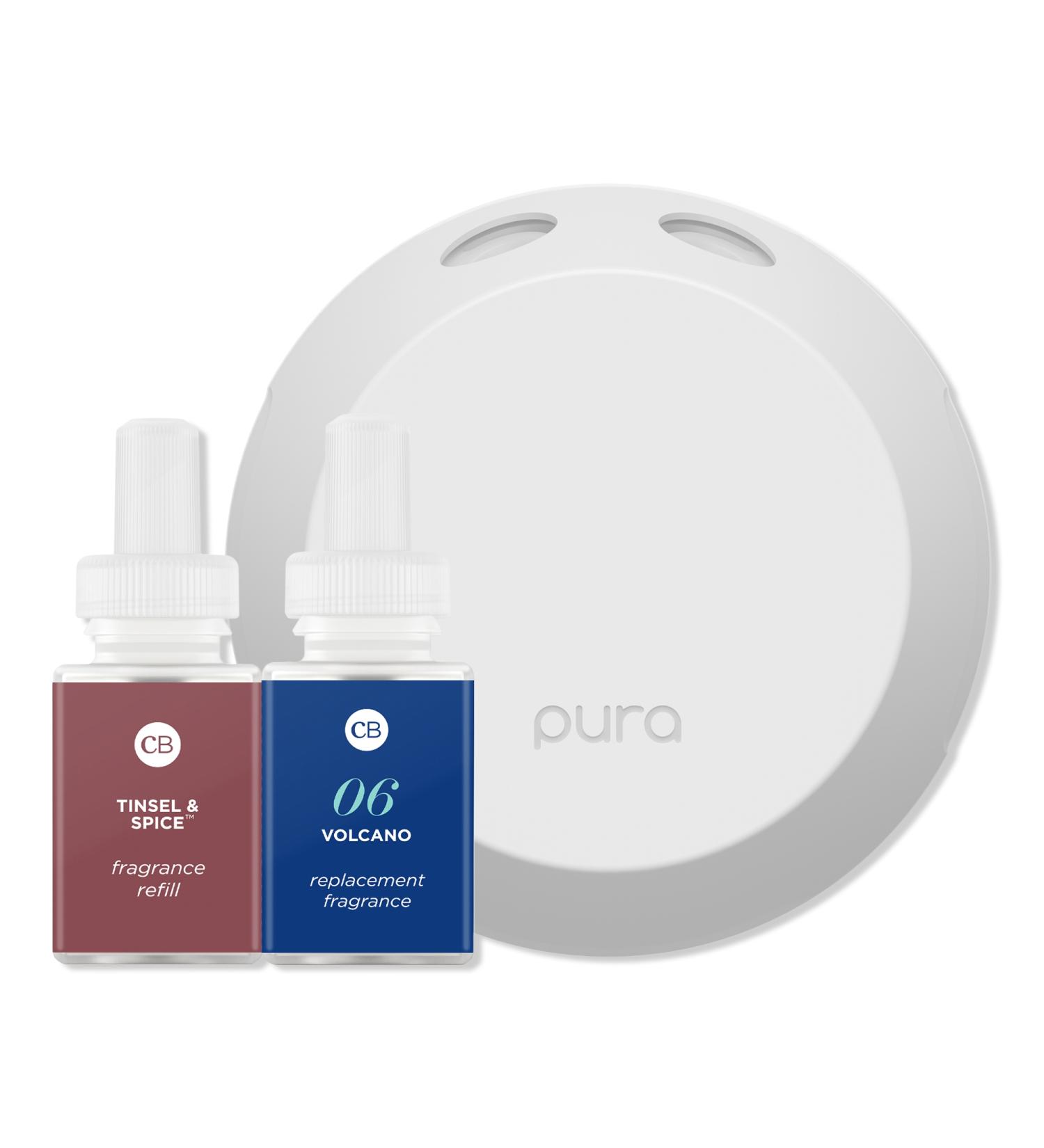 Pura Pura x Capri Blue Seasonal Smart Fragrance Diffuser Set Tinsel & Spice / Volcano - Transform Your Style with the Best Innovation Today! - Buy Online on GoSupps.com