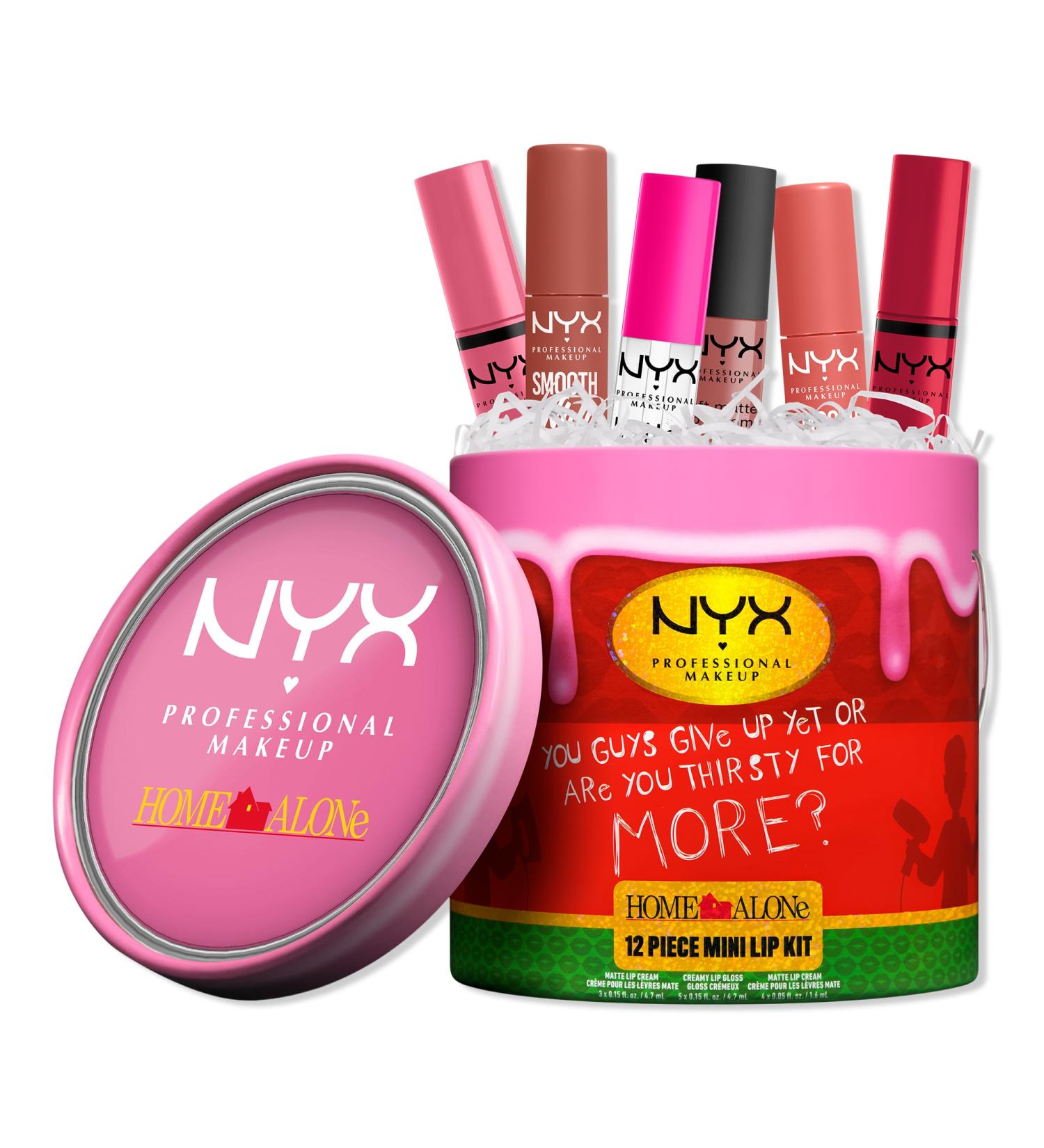 NYX Professional Makeup Limited Edition Home Alone 12 Piece Mini Lip Drum Holiday Gift - Transform Your Style with the Best Innovation Today! - Buy Online on GoSupps.com