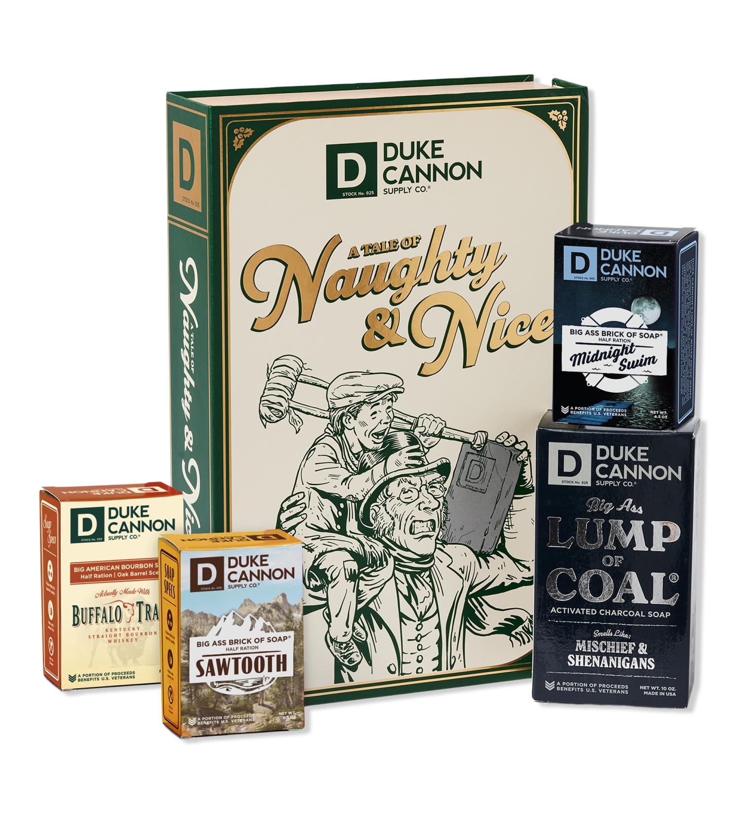 Duke Cannon Supply Co Naughty and Nice Bar Soap Gift Set