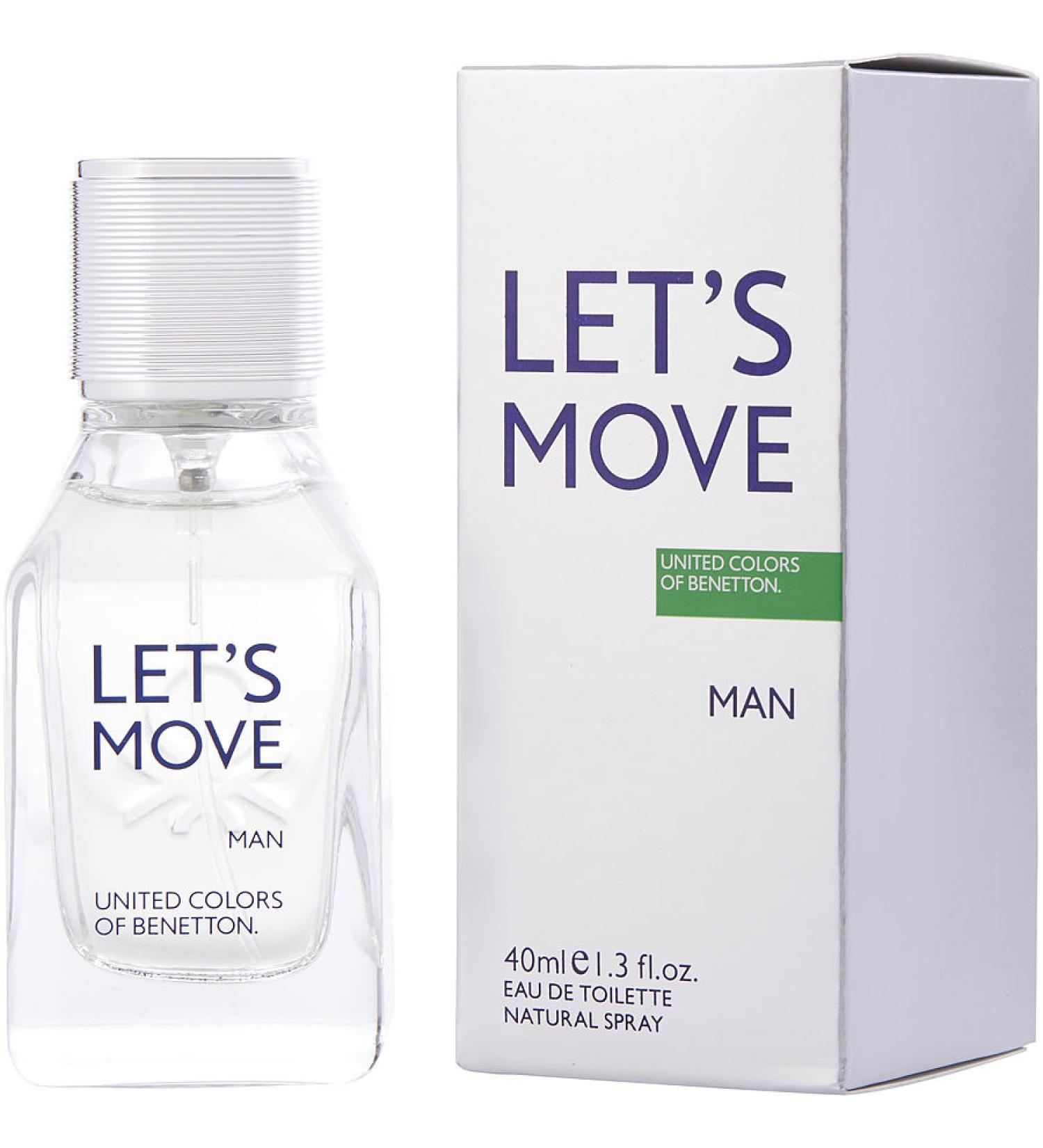 BENETTON LET'S MOVE by Benetton - EDT SPRAY 1.3 OZ - MEN