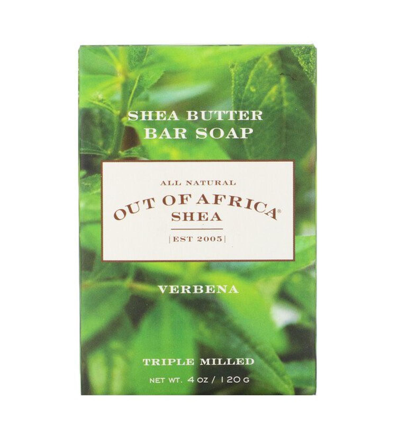 Out of Africa Shea Butter Bar Soap Verbena 4 oz (120 g)