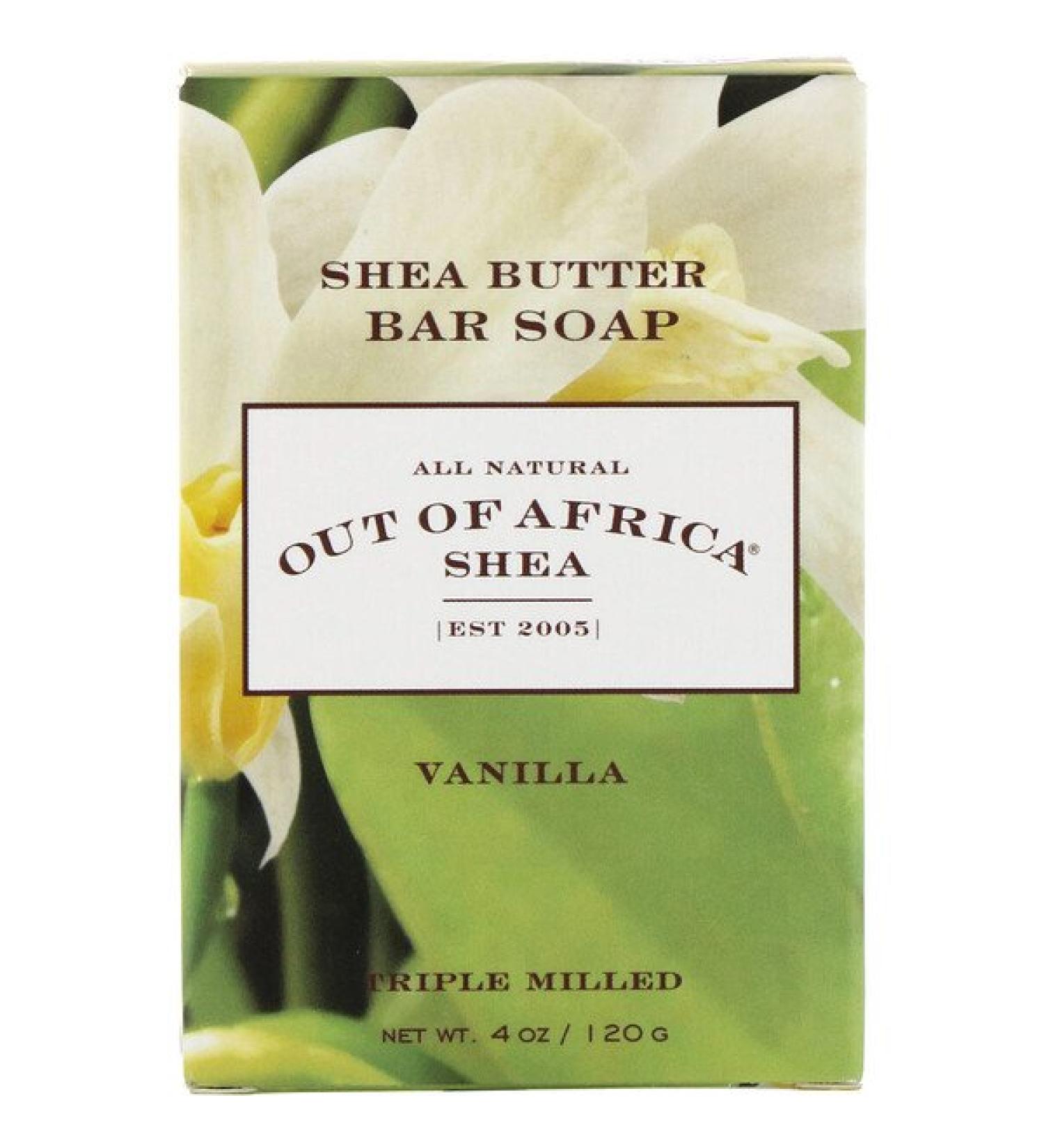 Out of Africa Pure Shea Butter Bar Soap Vanilla 4 oz (120 g)