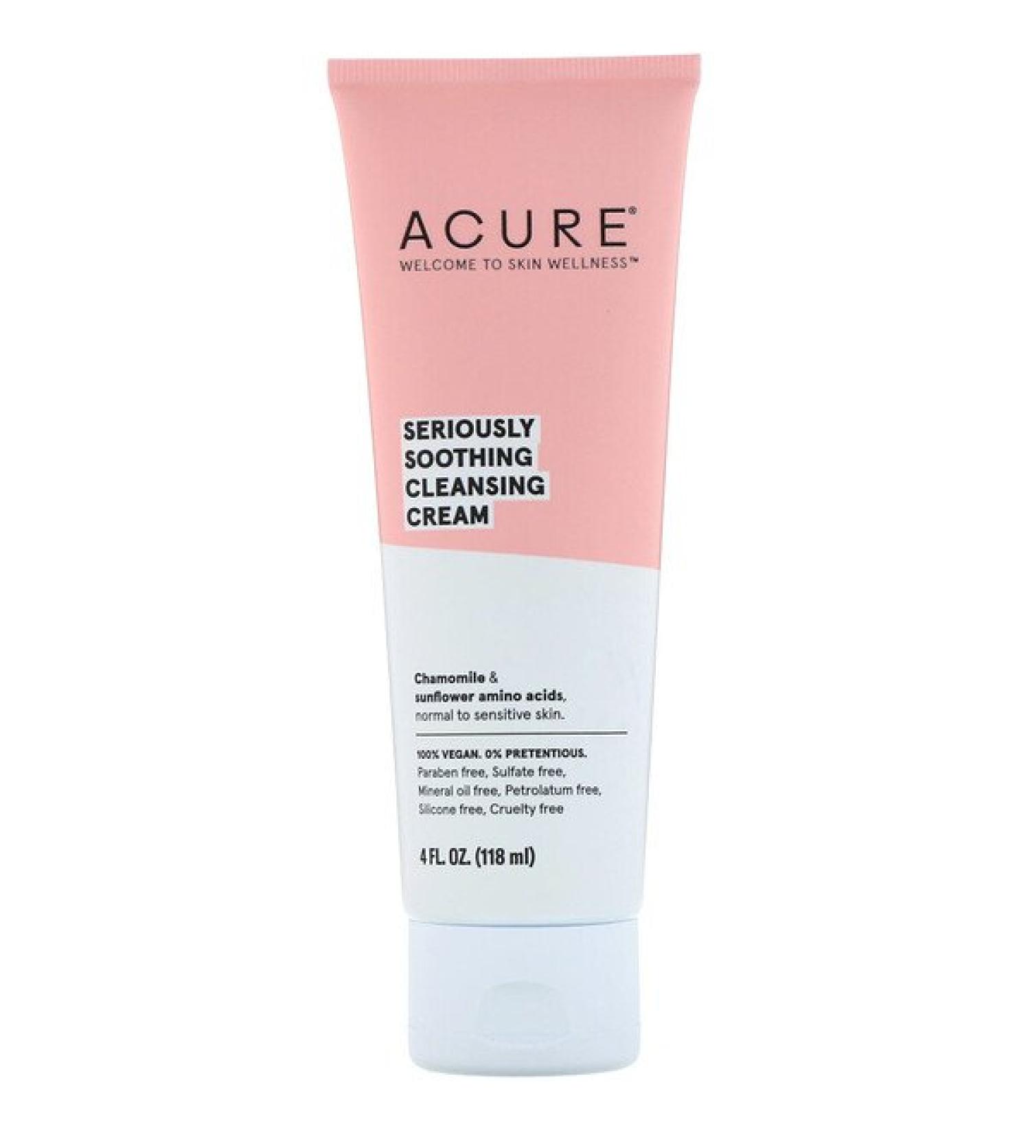 Acure Seriously Soothing Cleansing Cream 4 fl oz (118 ml)