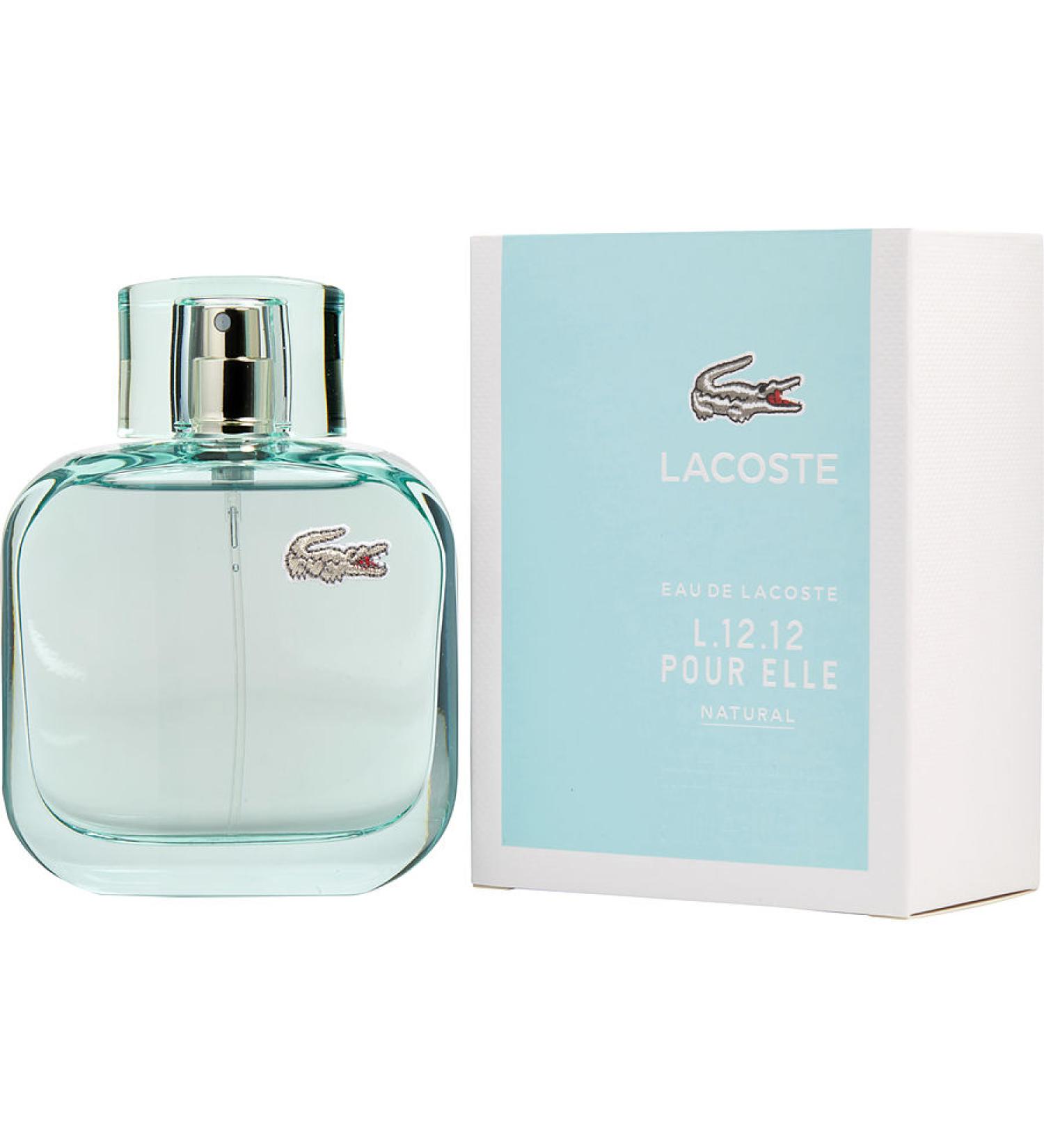 LACOSTE EAU DE LACOSTE L.12.12 POUR ELLE NATURAL by Lacoste - EDT SPRAY 3 OZ - WOMEN