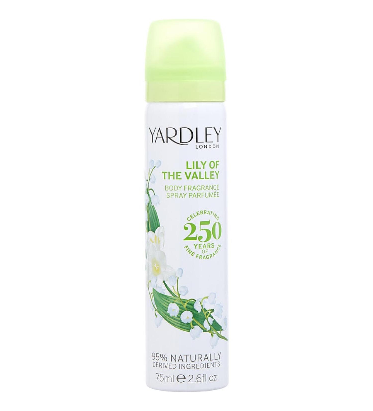 YARDLEY LILY OF THE VALLEY by Yardley - BODY SPRAY 2.6 OZ (NEW PACKAGING) - WOMEN