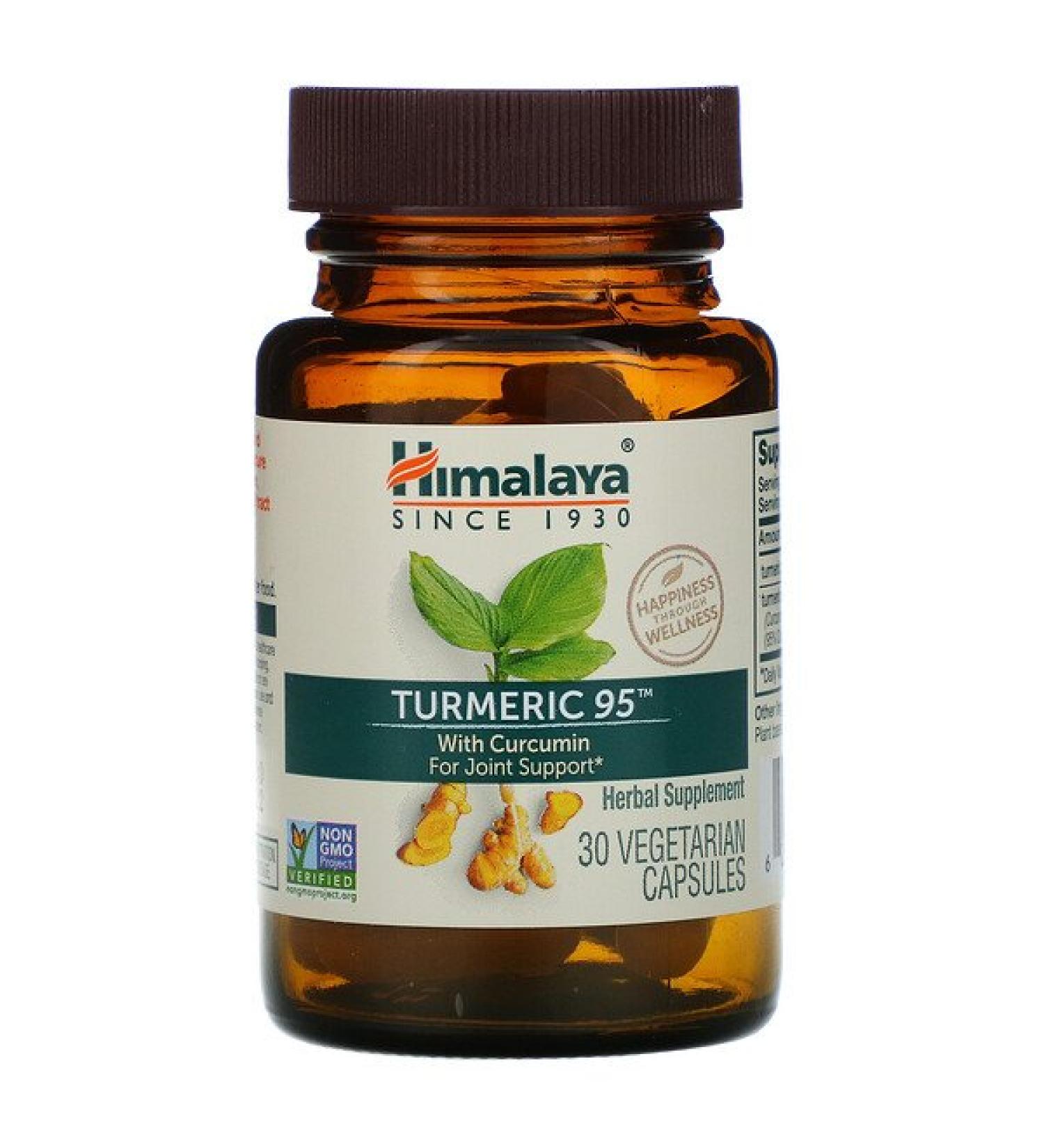 Himalaya Turmeric 95 with Curcumin 30 Vegetarian Capsules