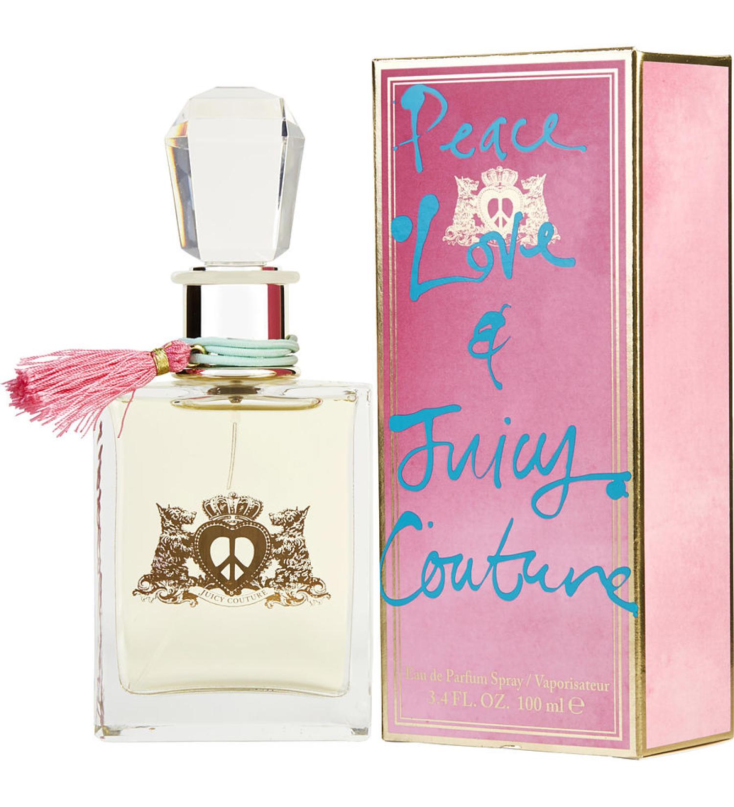 PEACE LOVE & JUICY COUTURE by Juicy Couture - EAU DE PARFUM SPRAY 3.4 OZ (NEW PACKAGING) - WOMEN