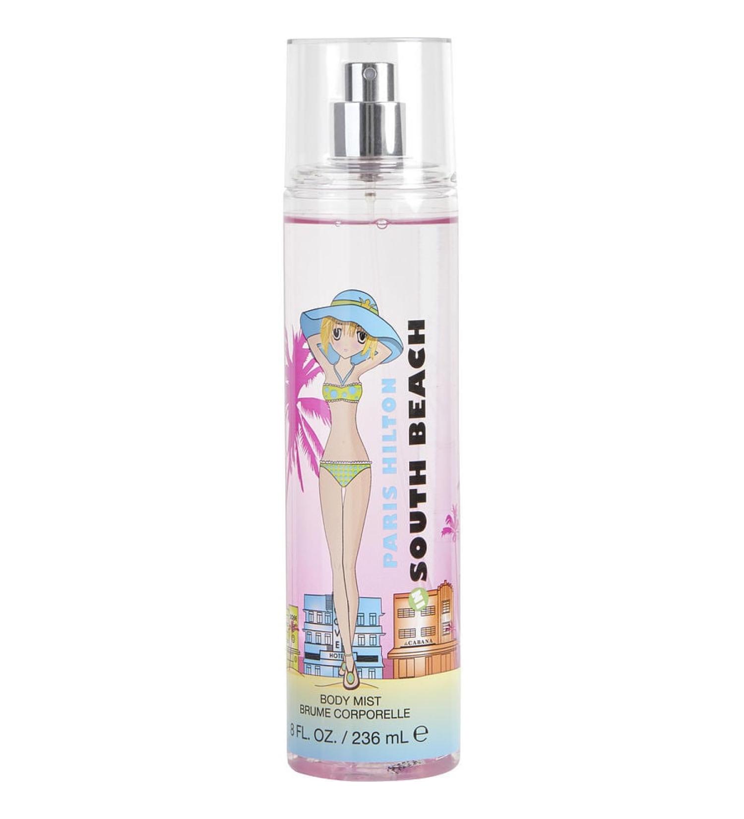 PARIS HILTON PASSPORT SOUTH BEACH by Paris Hilton - BODY MIST 8 OZ - WOMEN