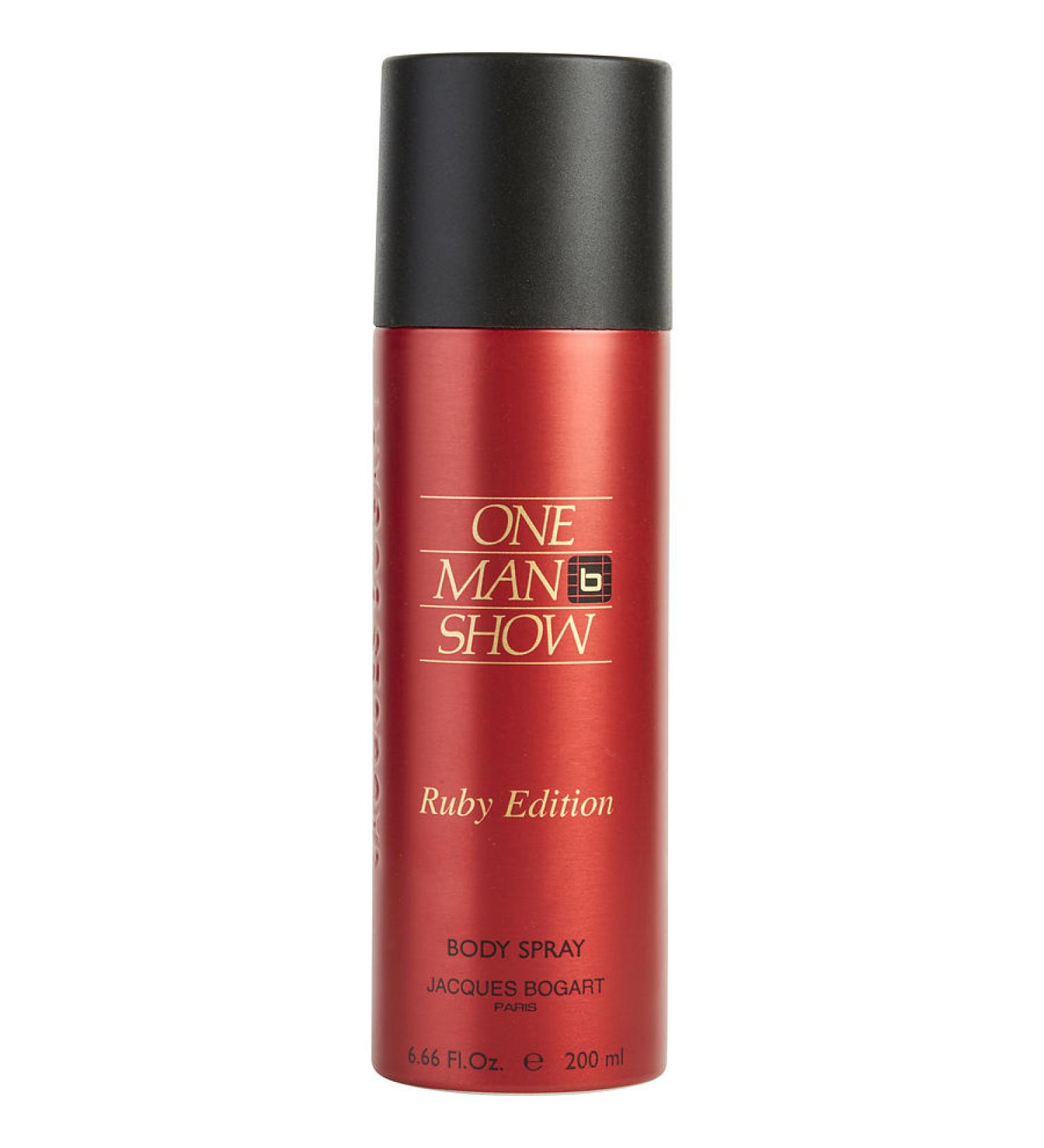 ONE MAN SHOW RUBY by Jacques Bogart - BODY SPRAY 6.6 OZ - MEN