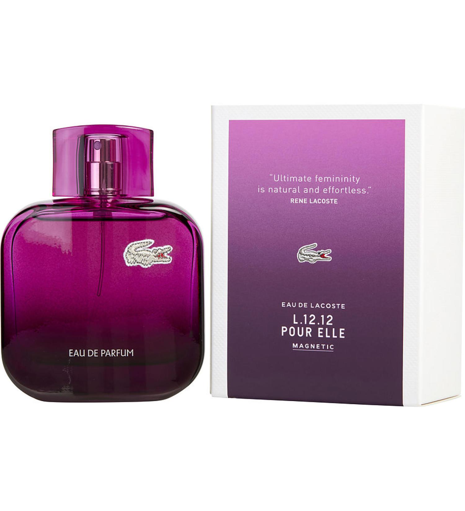 LACOSTE EAU DE LACOSTE L.12.12 POUR ELLE MAGNETIC by Lacoste - EAU DE PARFUM SPRAY 2.7 OZ - WOMEN