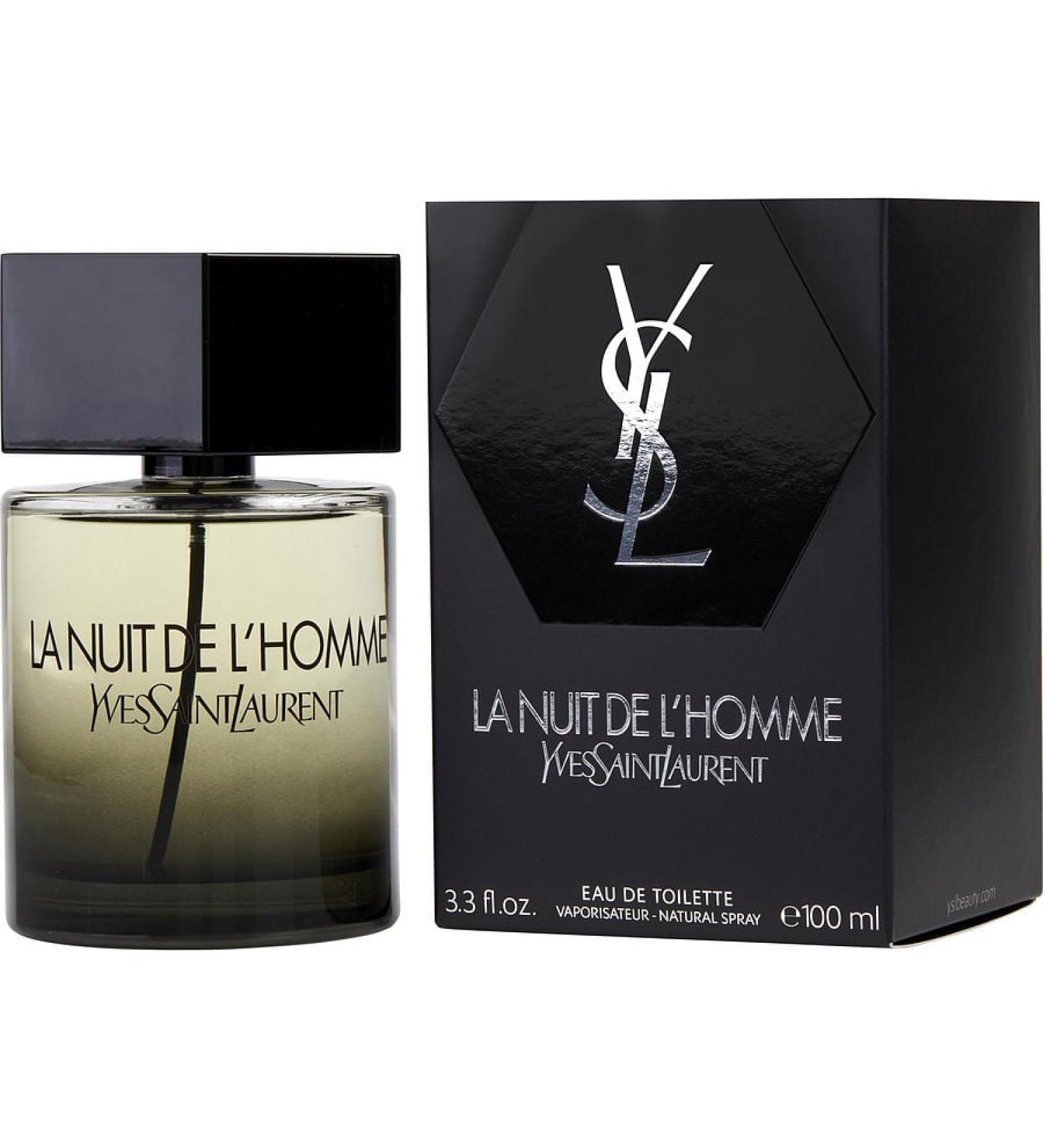 LA NUIT DE L'HOMME YVES SAINT LAURENT by Yves Saint Laurent - EDT SPRAY 3.3 OZ (NEW PACKAGING) - MEN