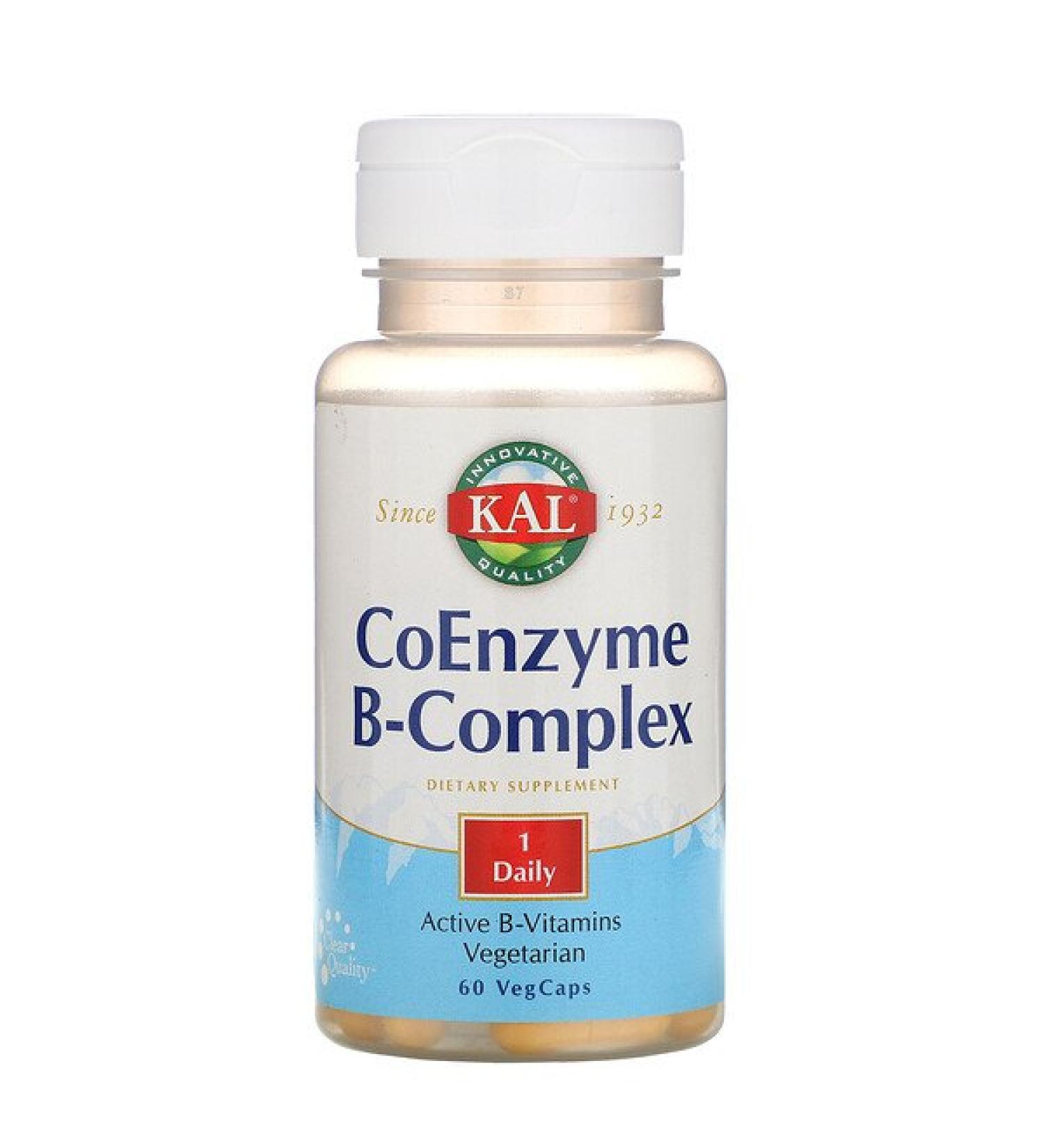 KAL Coenzyme B-Complex 60 VegCaps