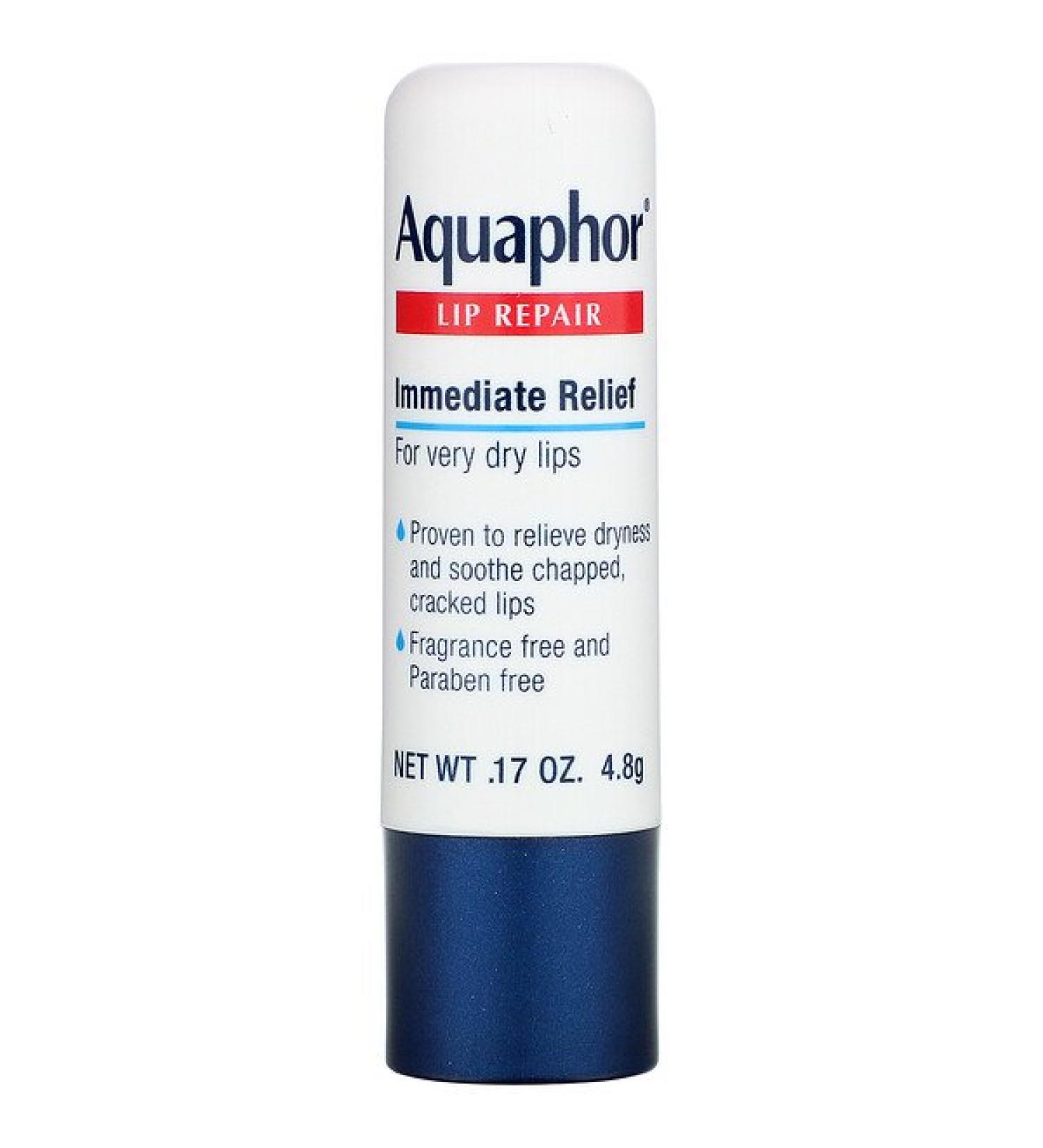 Aquaphor Lip Repair Stick Immediate Relief Fragrance Free 1 Stick .17 oz (4.8 g)