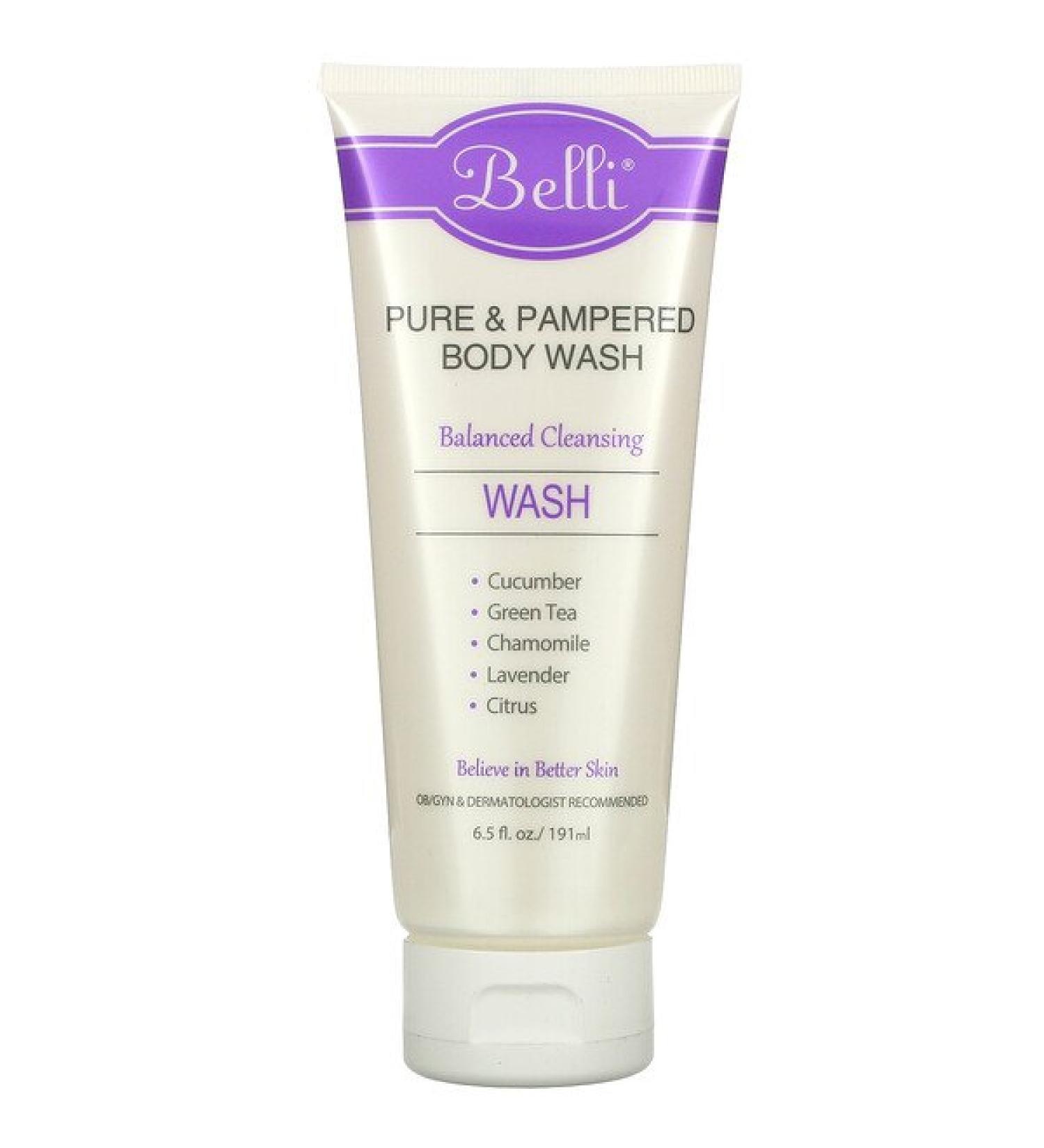 Belli Skincare Pure & Pampered Body Wash  6.5 fl oz (191 ml)