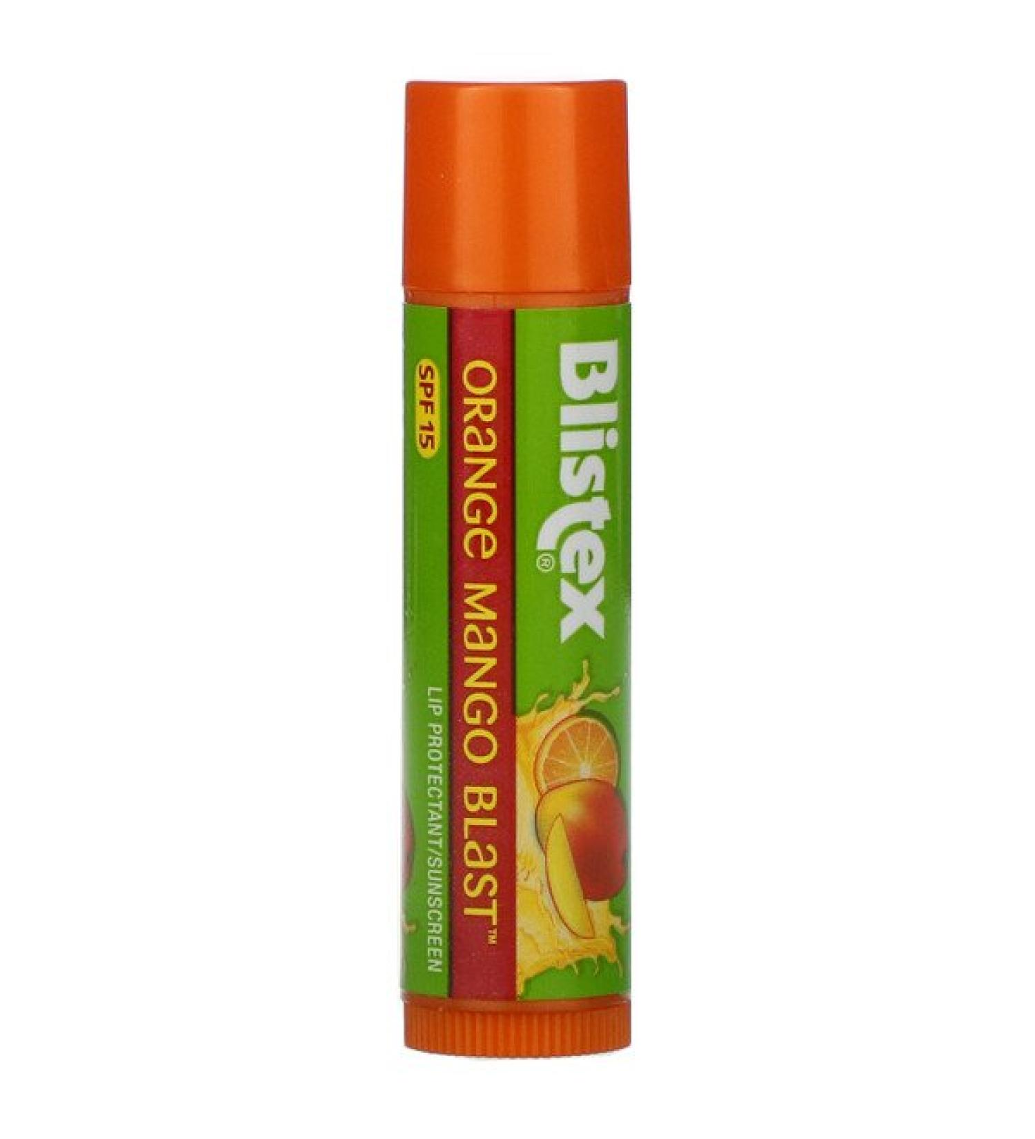 Blistex Lip Protectant/Sunscreen SPF 15 Orange Mango Blast 0.15 oz (4.25 g)