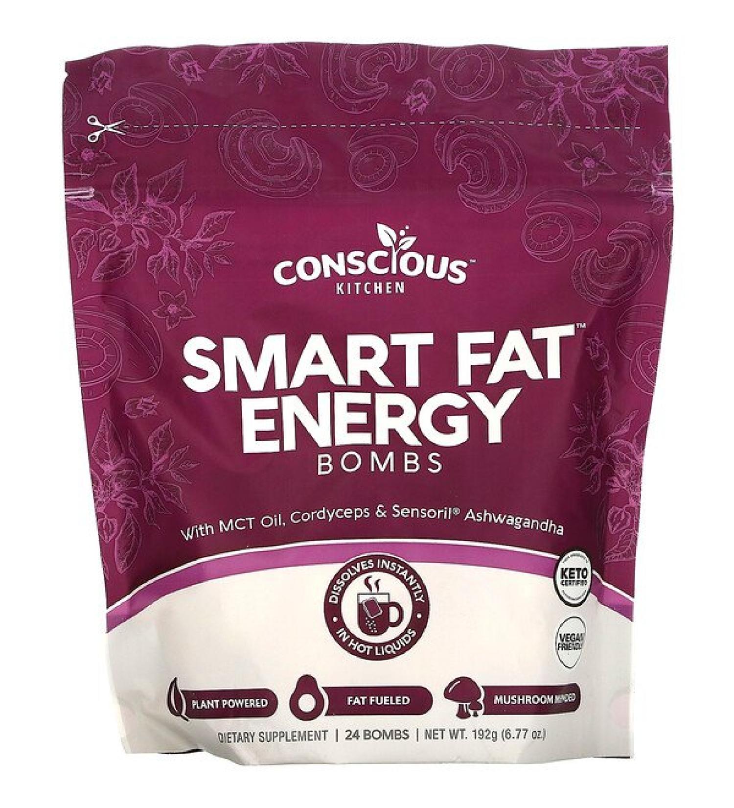 Conscious Kitchen Smart Fat Energy Bombs  24 Bombs