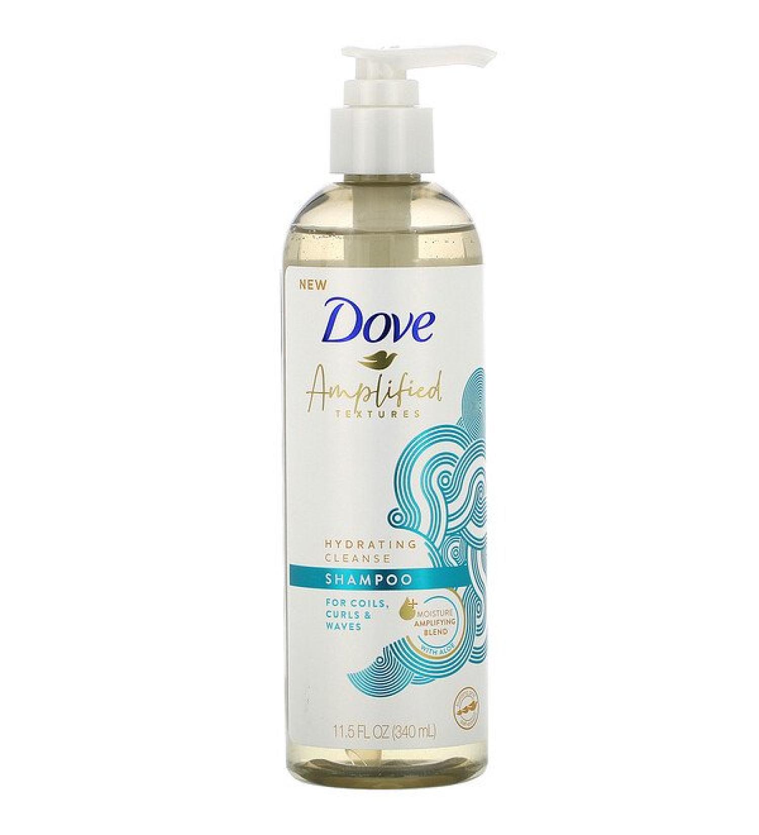 Dove Amplified Textures Hydrating Cleanse Shampoo 11.5 fl oz (340 ml)