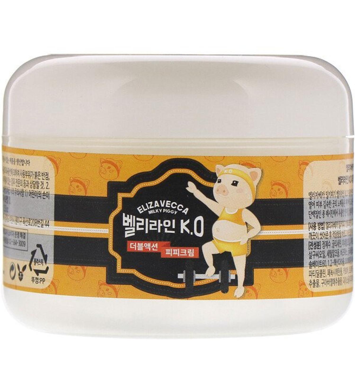 Elizavecca Milky Piggy Belly Line K.O. Double Action P.P. Cream 3.53 oz (100 g)