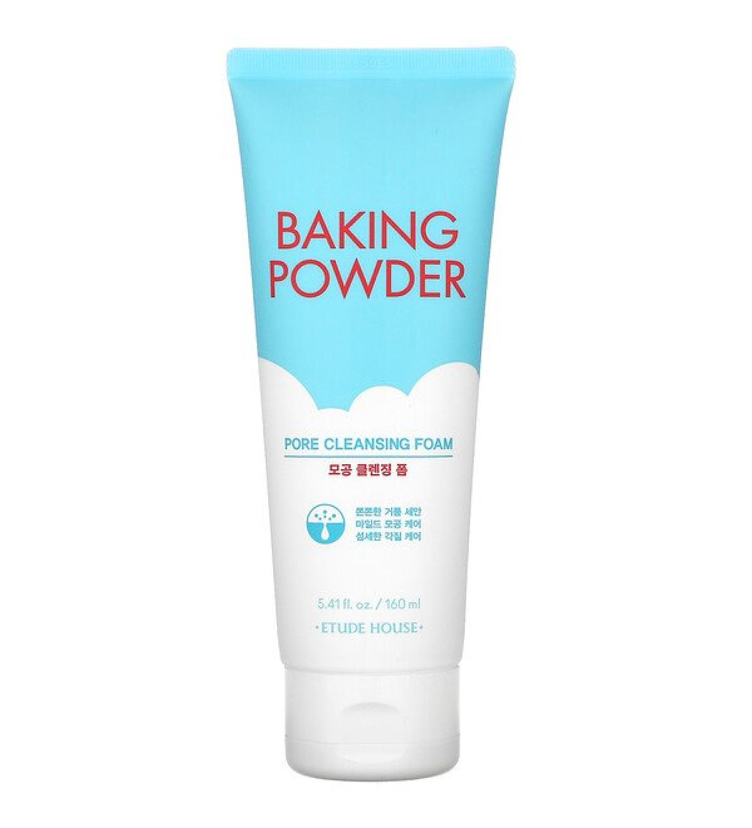Etude House Baking Powder Pore Cleansing Foam 5.41 fl oz (160 ml)