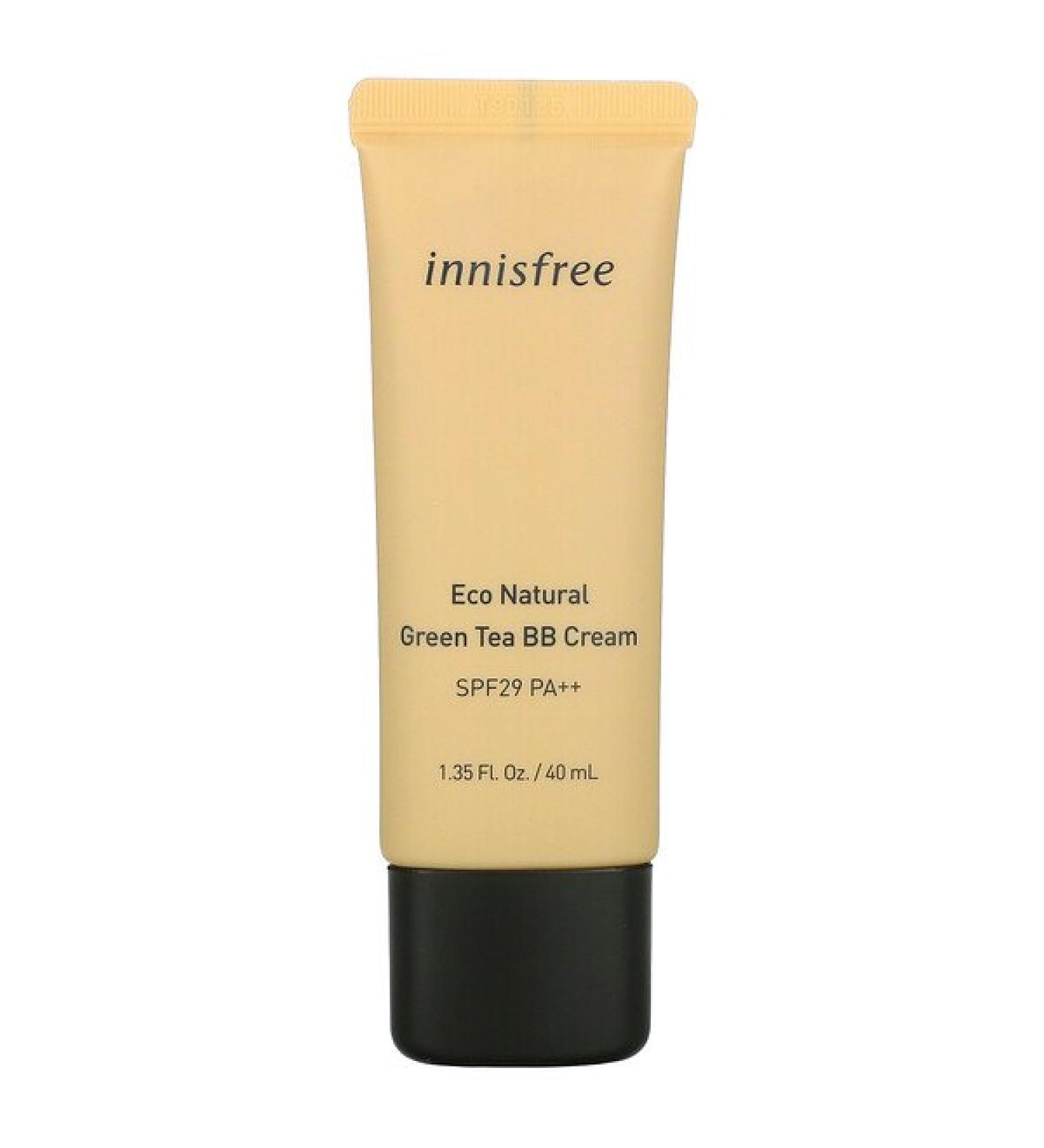 Innisfree Eco Natural Green Tea BB Cream SPF 29 PA++ 1.35 fl. oz. (40 ml)