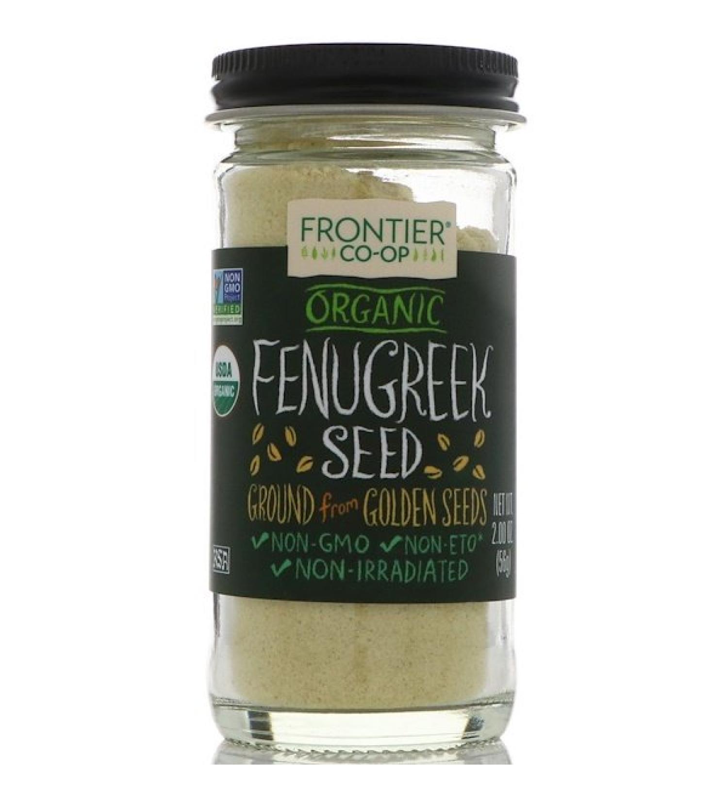 Frontier Natural Products Organic Fenugreek Seed Ground 2.00 oz (56 g)