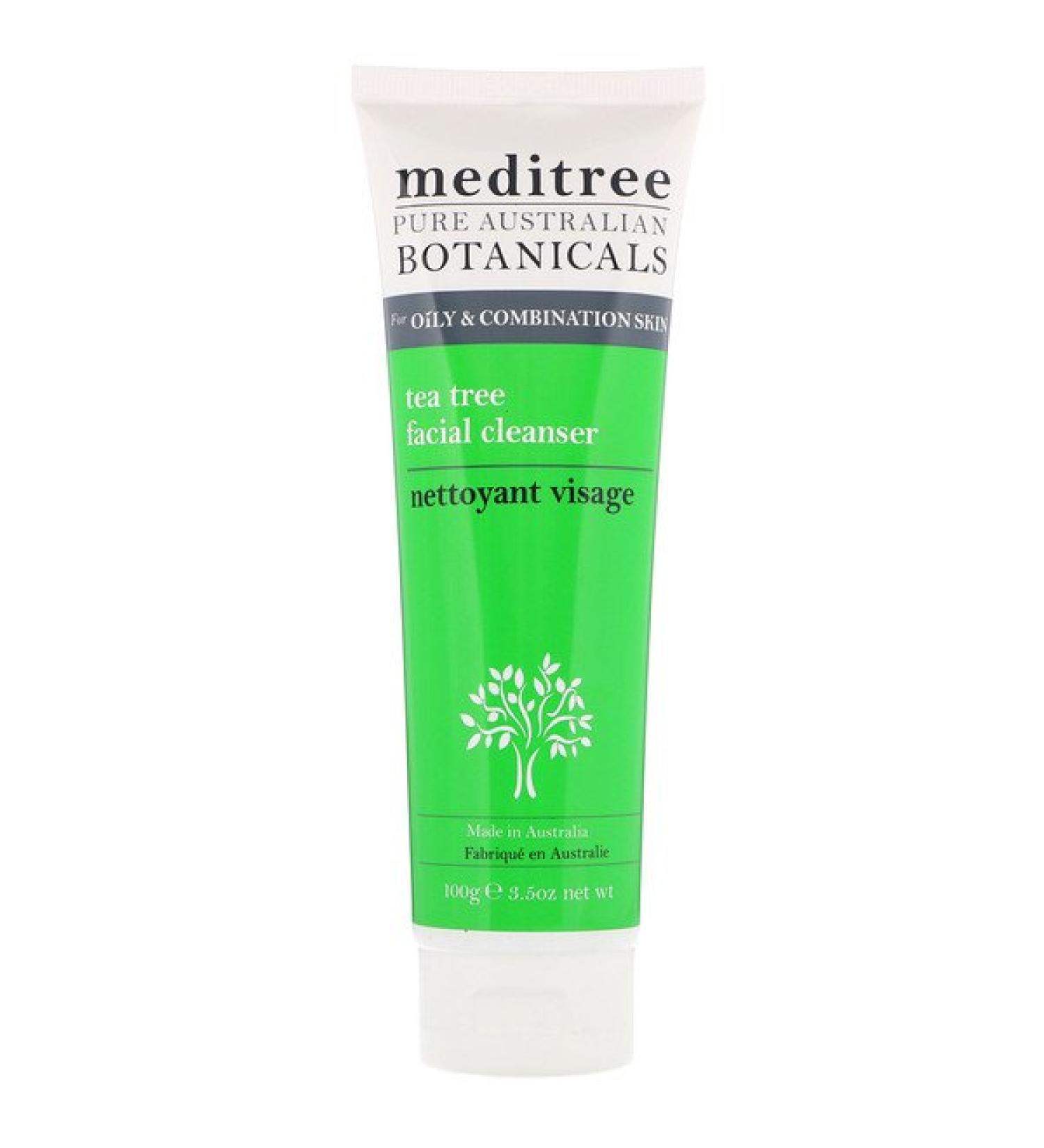Meditree Pure Australian Botanicals Tea Tree Facial Cleanser For Oily & Combination Skin 3.5 oz (100 g)