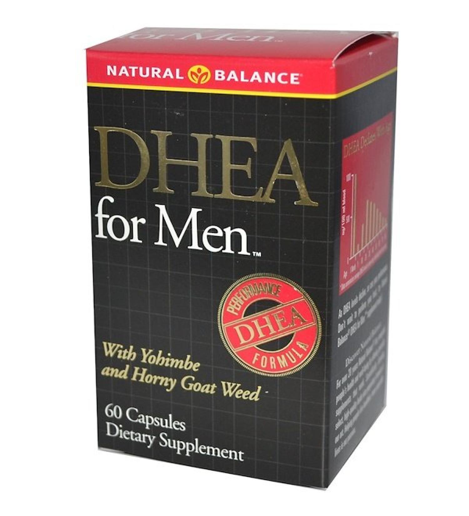 Natural Balance DHEA for Men 60 Capsules