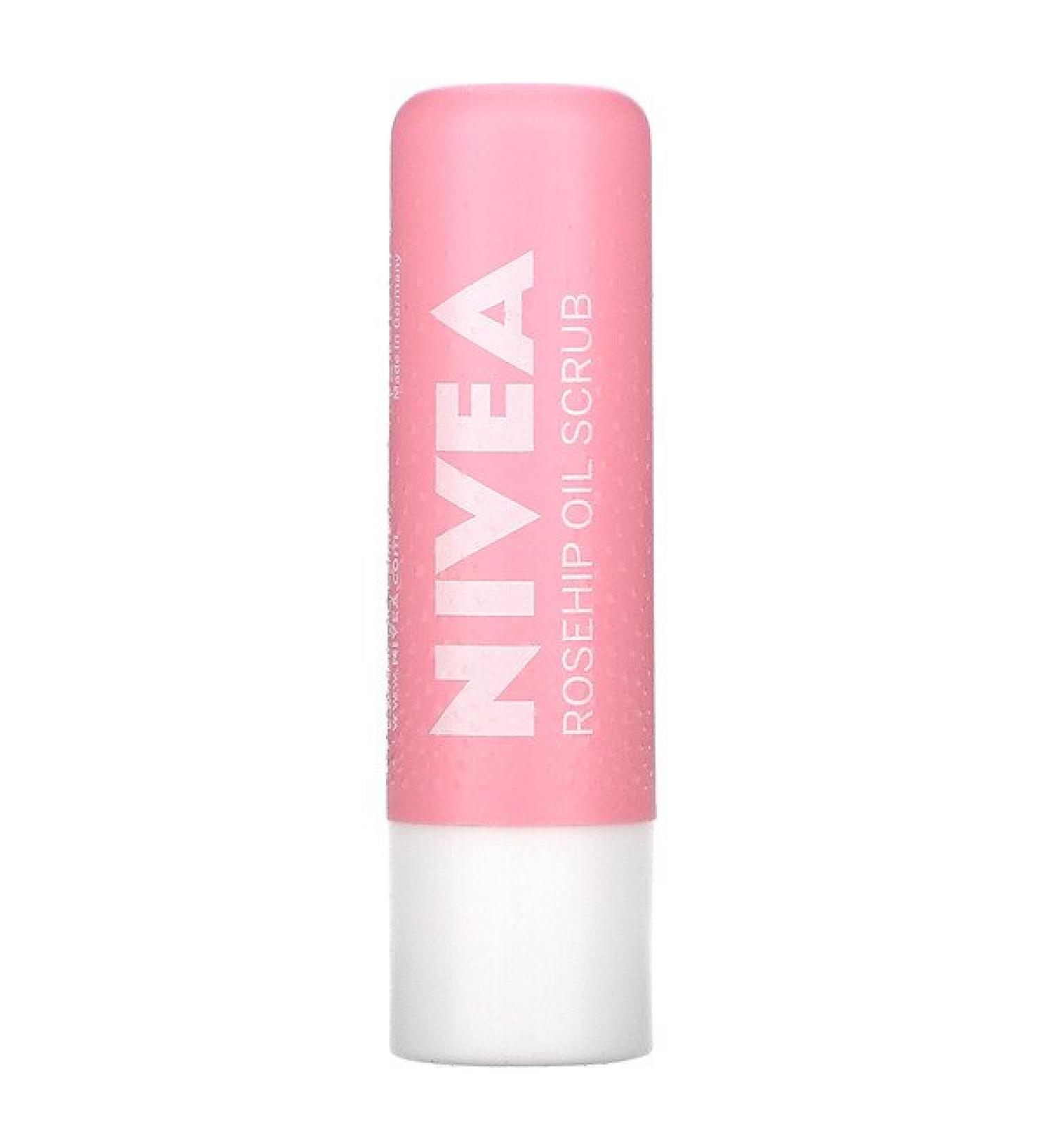 Nivea Caring Scrub Super Soft Lips Rosehip Oil + Vitamin E 0.17 oz (4.8 g)