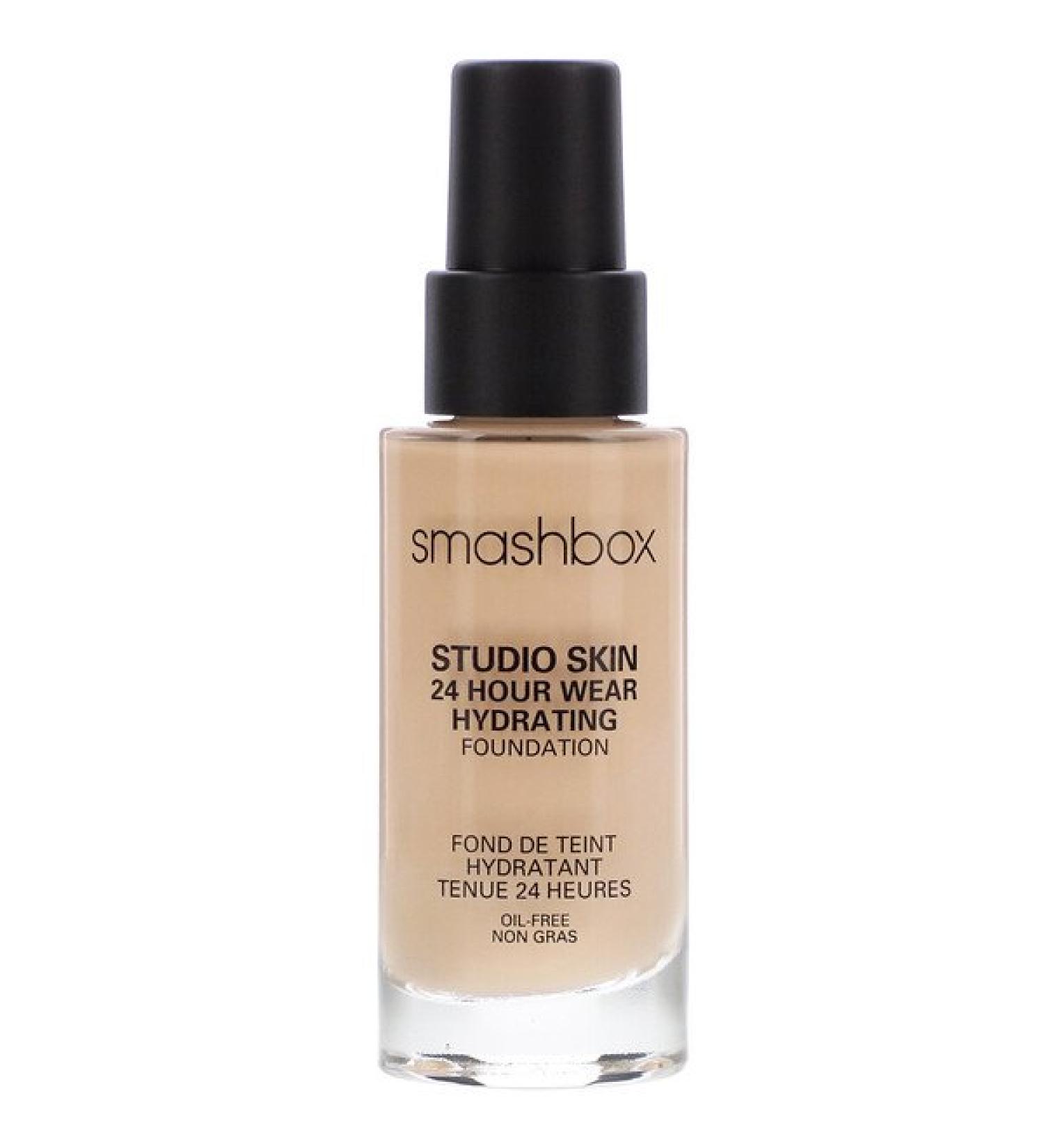 Smashbox Studio Skin 24 Hour Wear Hydrating Foundation 0.5 Fair with Cool Undertone 1 fl oz (30 ml)