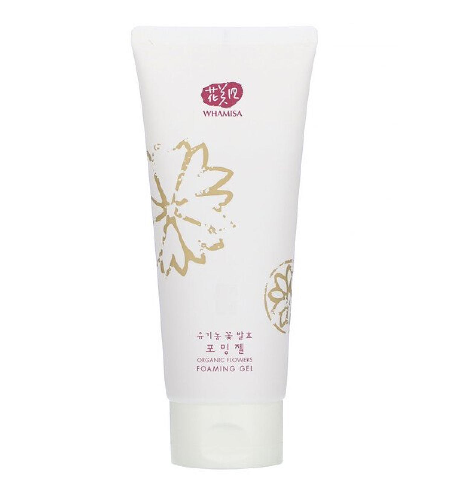 Whamisa Organic Flowers Foaming Gel 6.7 fl oz (200 ml)