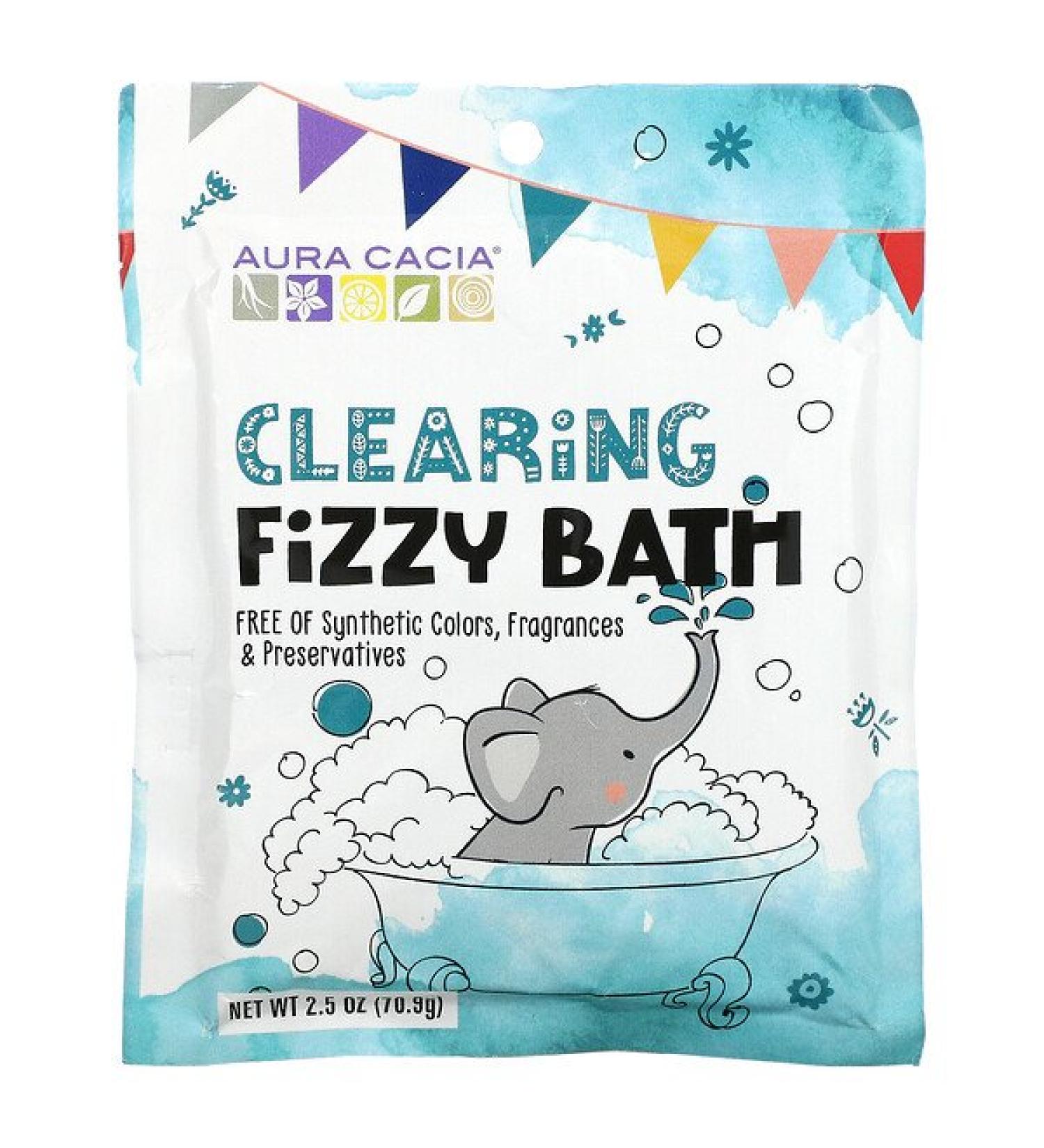 Aura Cacia Kids Clearing Fizzy Bath 2.5 oz (70.9 g)