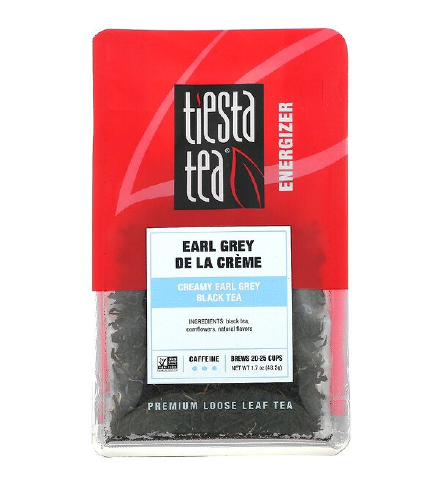 Tiesta Tea Company Premium Loose Leaf Tea Creamy Earl Grey Black Tea 1.7 oz (48.2 g)