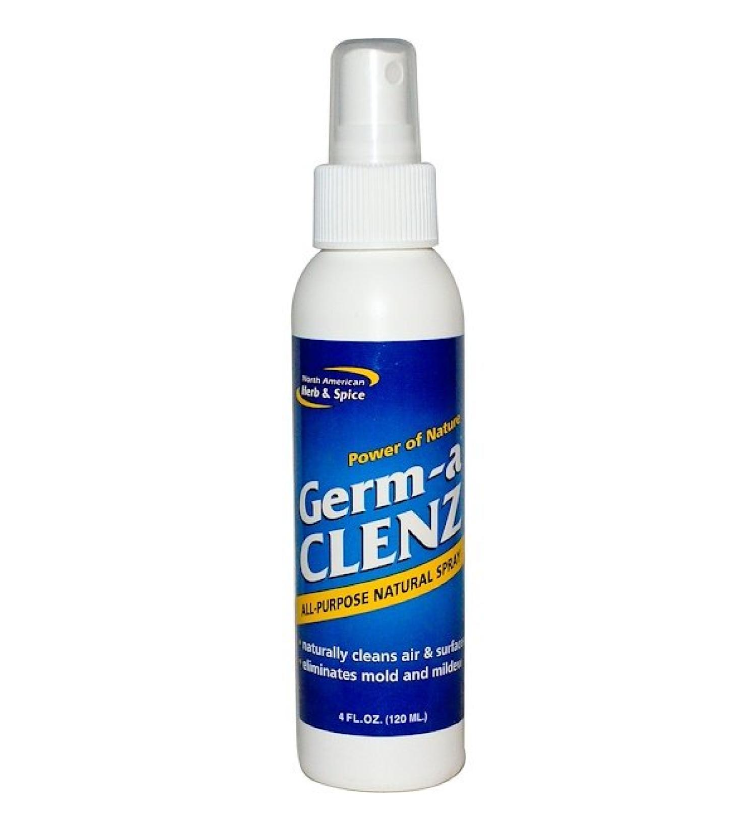 North American Herb & Spice Germ-a Clenz All Purpose Natural Spray 4 fl oz (120 ml)