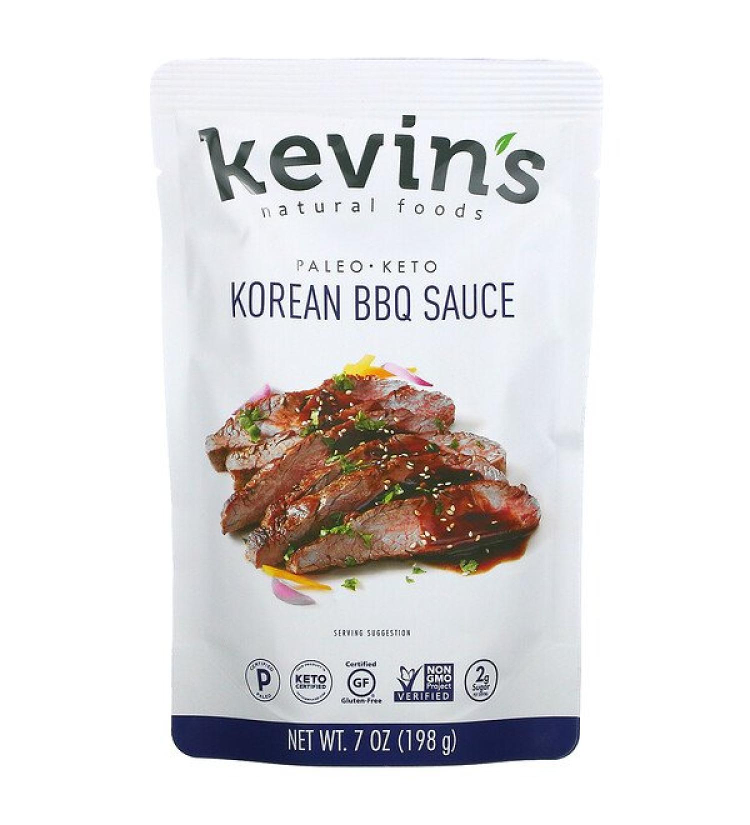 Kevin's Natural Foods Korean BBQ Sauce Mild 7 oz (198 g)