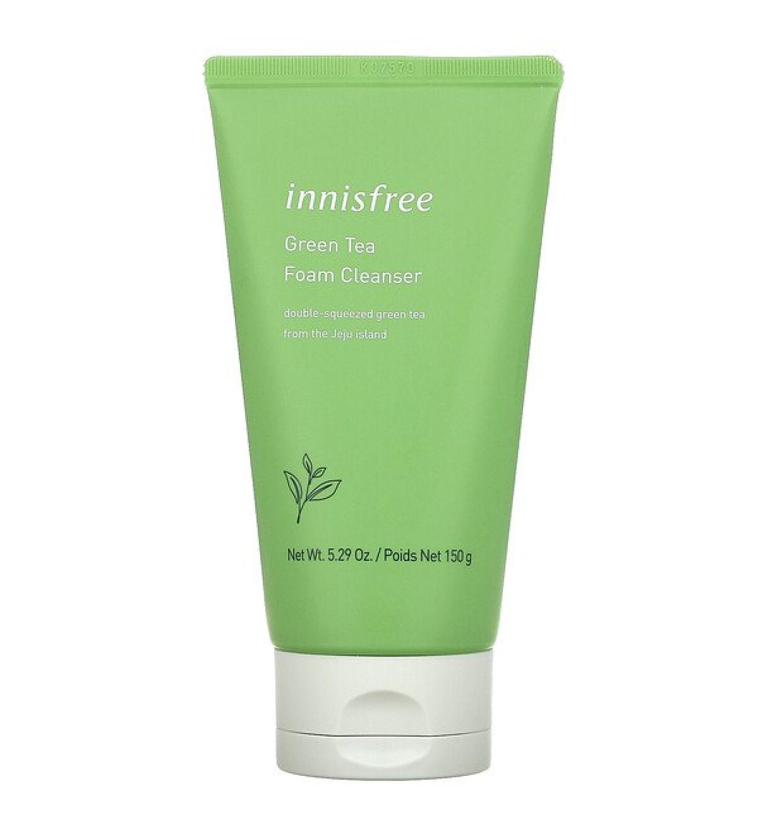 Innisfree Green Tea Foam Cleanser 5.29 oz (150 g)