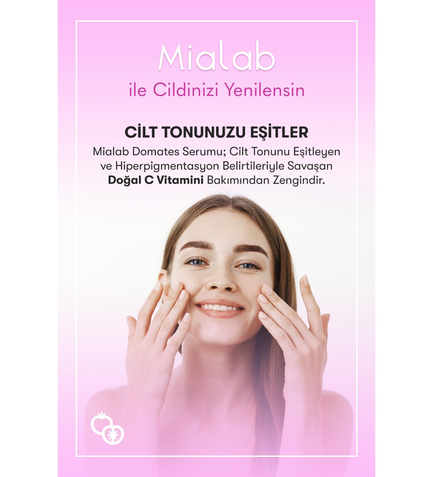 Mialab Tomato Face And Skin Serum - Tomato Serum-dull/uneven Acne/blemishes Anti-Aging - Buy Online on GoSupps.com