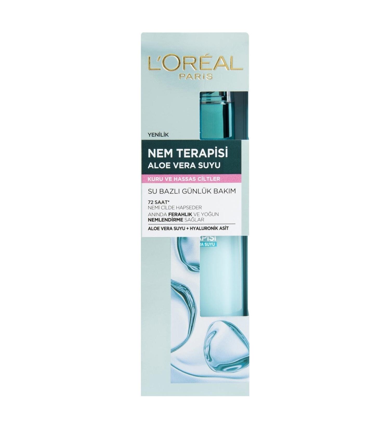 L'Oreal Paris Moisture Therapy Aloe Vera Juice For Dry Sensitive Skin 70 ml