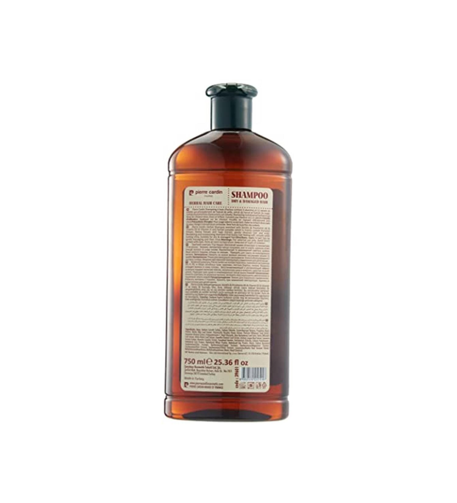 Pierre Cardin Herbal Herbal Large Size Shampoo (Dry and Damaged Hair) - 750 Ml