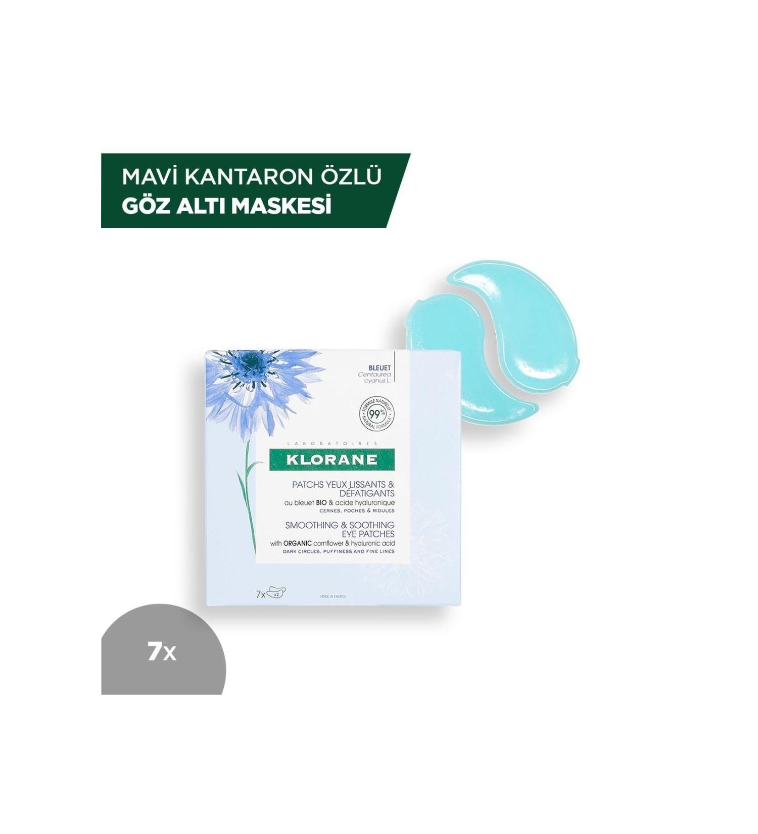 Klorane Blue John's Wort Essence Eye Patch Under Eye Mask 7x - Buy Online on GoSupps.com