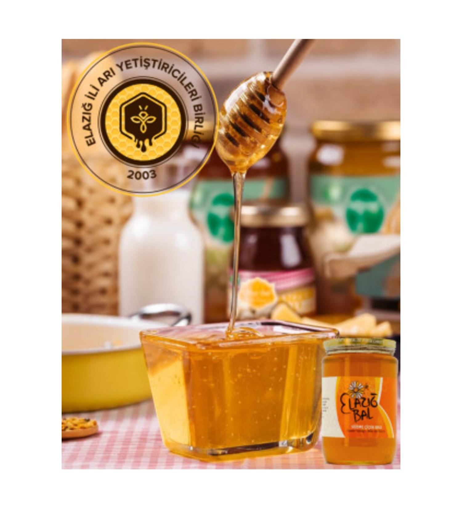 Seel Elaz Honey Extract Flower 480gr Glass Jar X 2 Pack