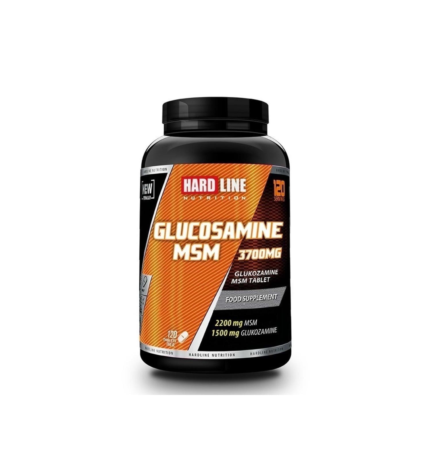Hardline Glucosamine Msm 3700 120 Tablets