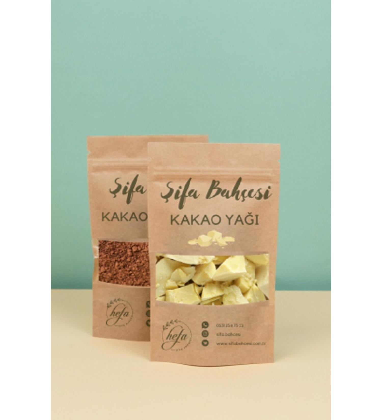 HEFA Cocoa Powder (NATURAL) 200 gr Cocoa Butter (DEODORIZED) 100 gr - Buy Online on GoSupps.com