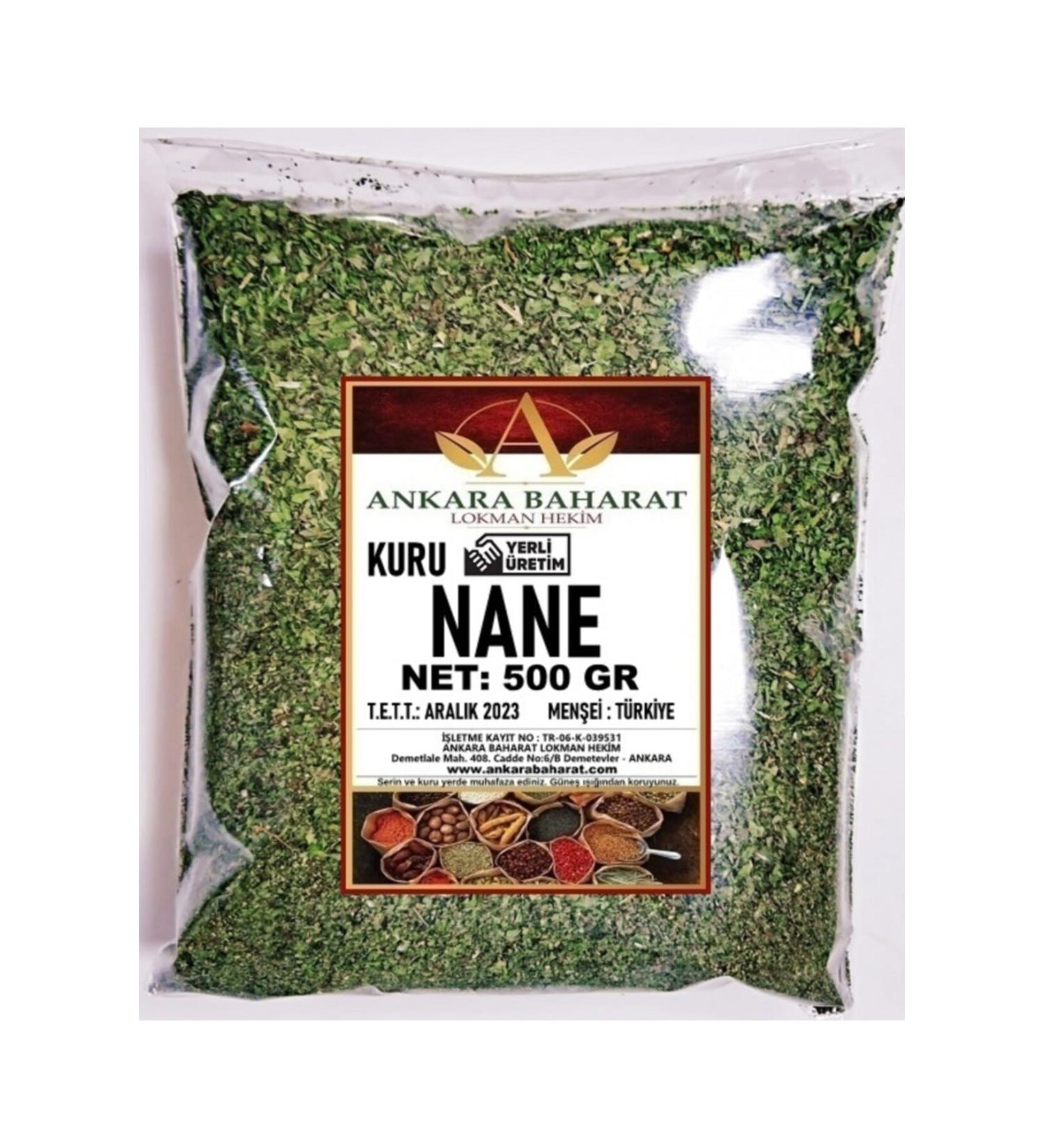 Ankara Spice Dried Mint - 500 Grams - 1st Quality Natural