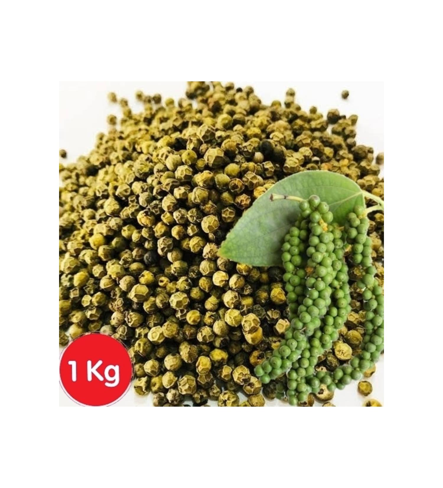 KRK Green Black Pepper Grain 1 Kg Brand High Quality Free Shipping