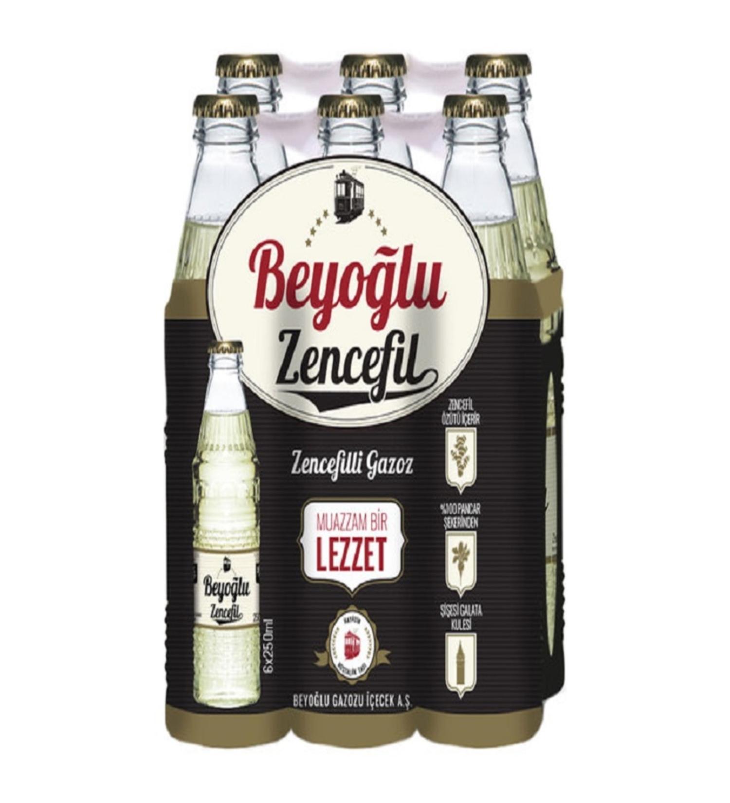 Beyo lu Ginger Flavored Soda 250 ml