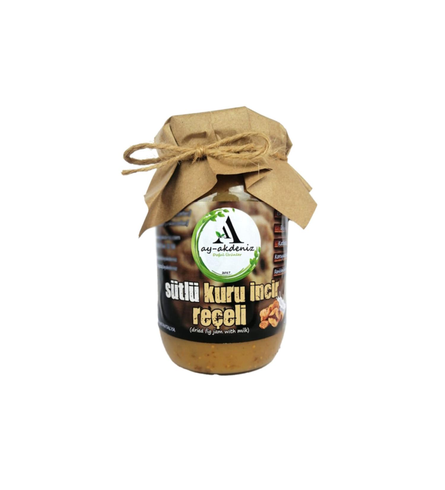 Ay Akdeniz - Milk Dried Fig Jam 400 Gr. (Homemade)