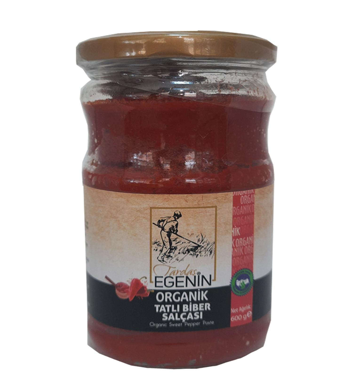 Tarda Aegean Organic Pepper Paste Sweet 650 Gr